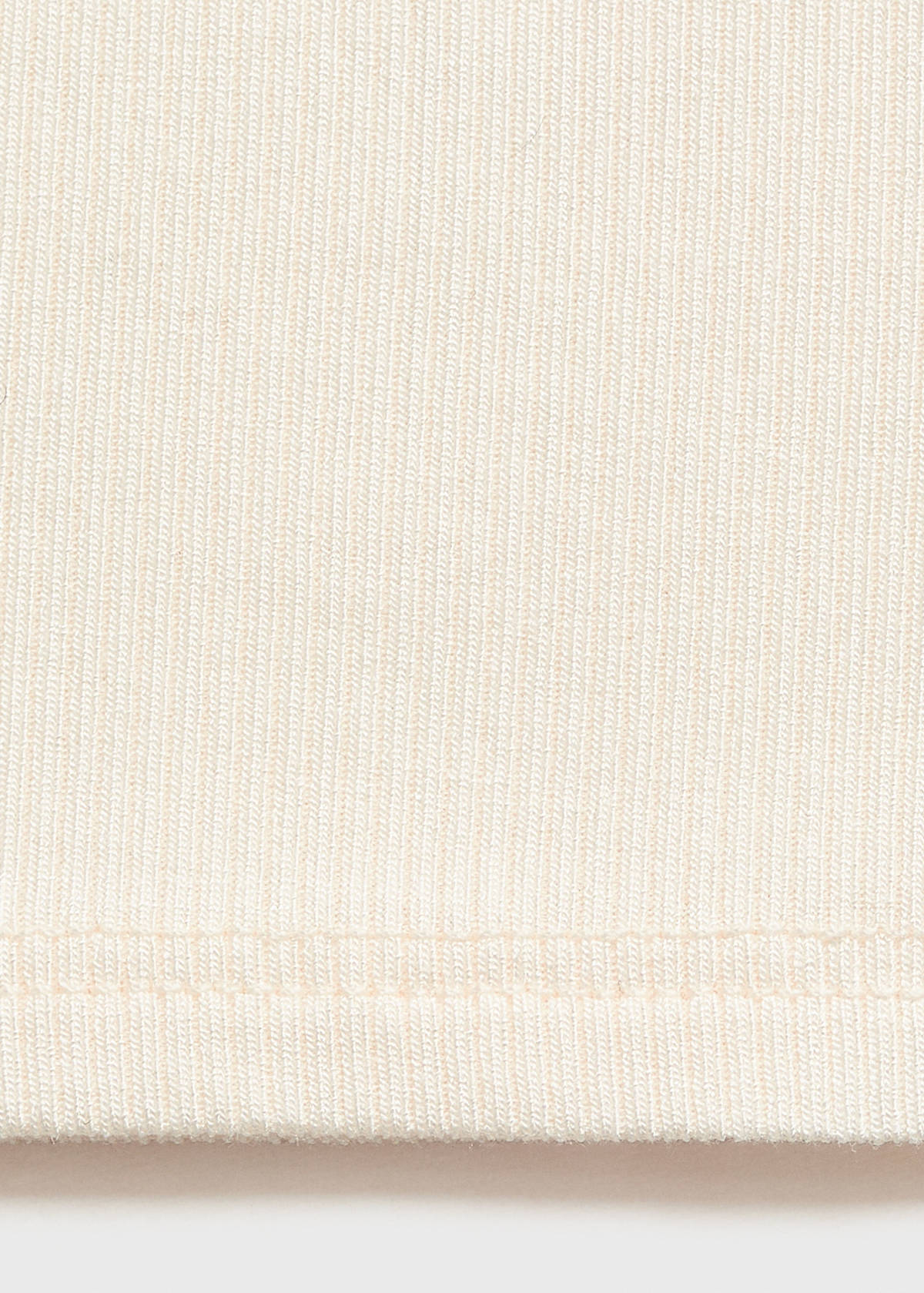 Top with perforated neckline — Off White