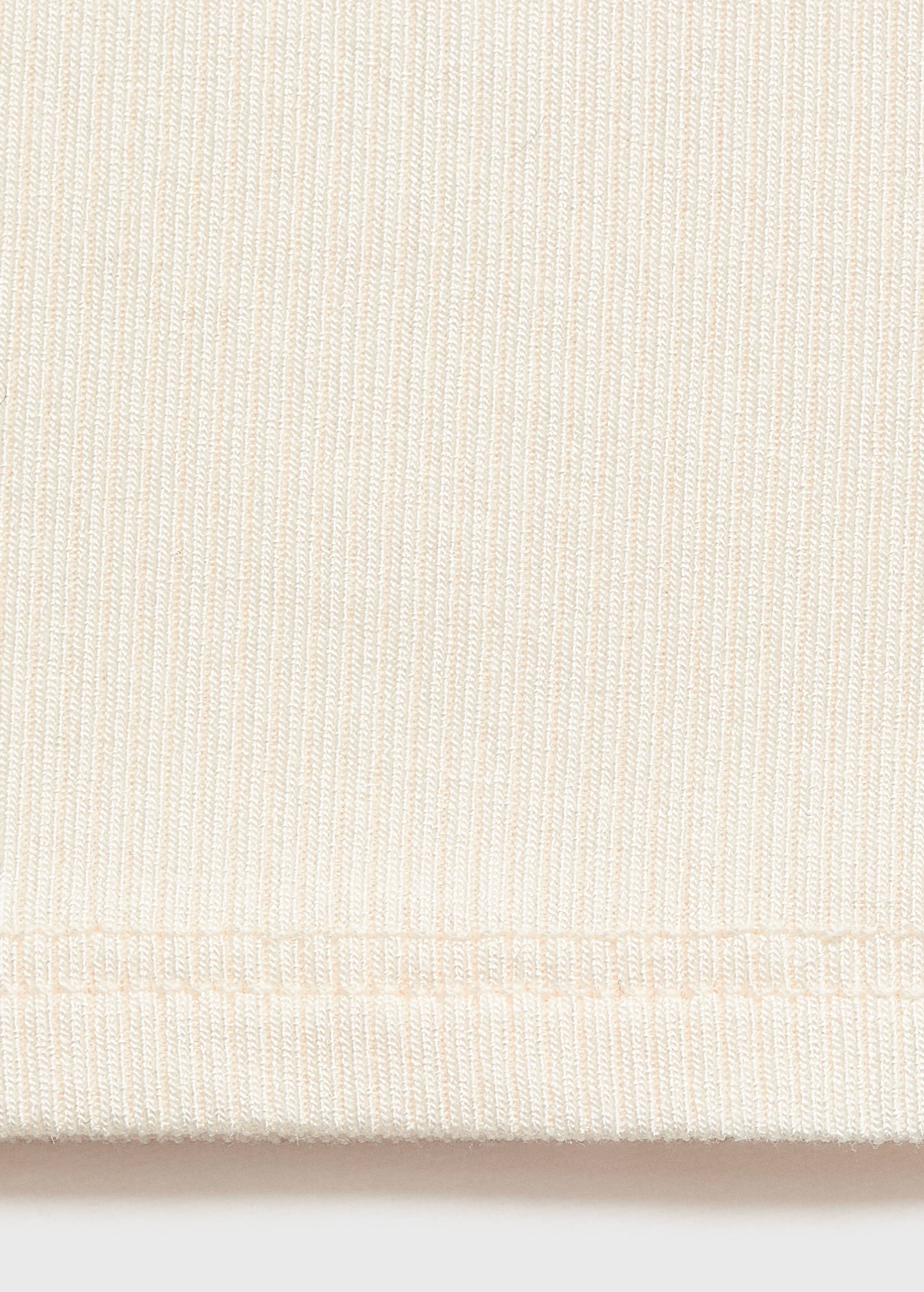 Top with perforated neckline - Details of the article 0