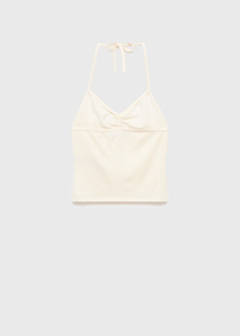 Top with perforated neckline — Off White 6
