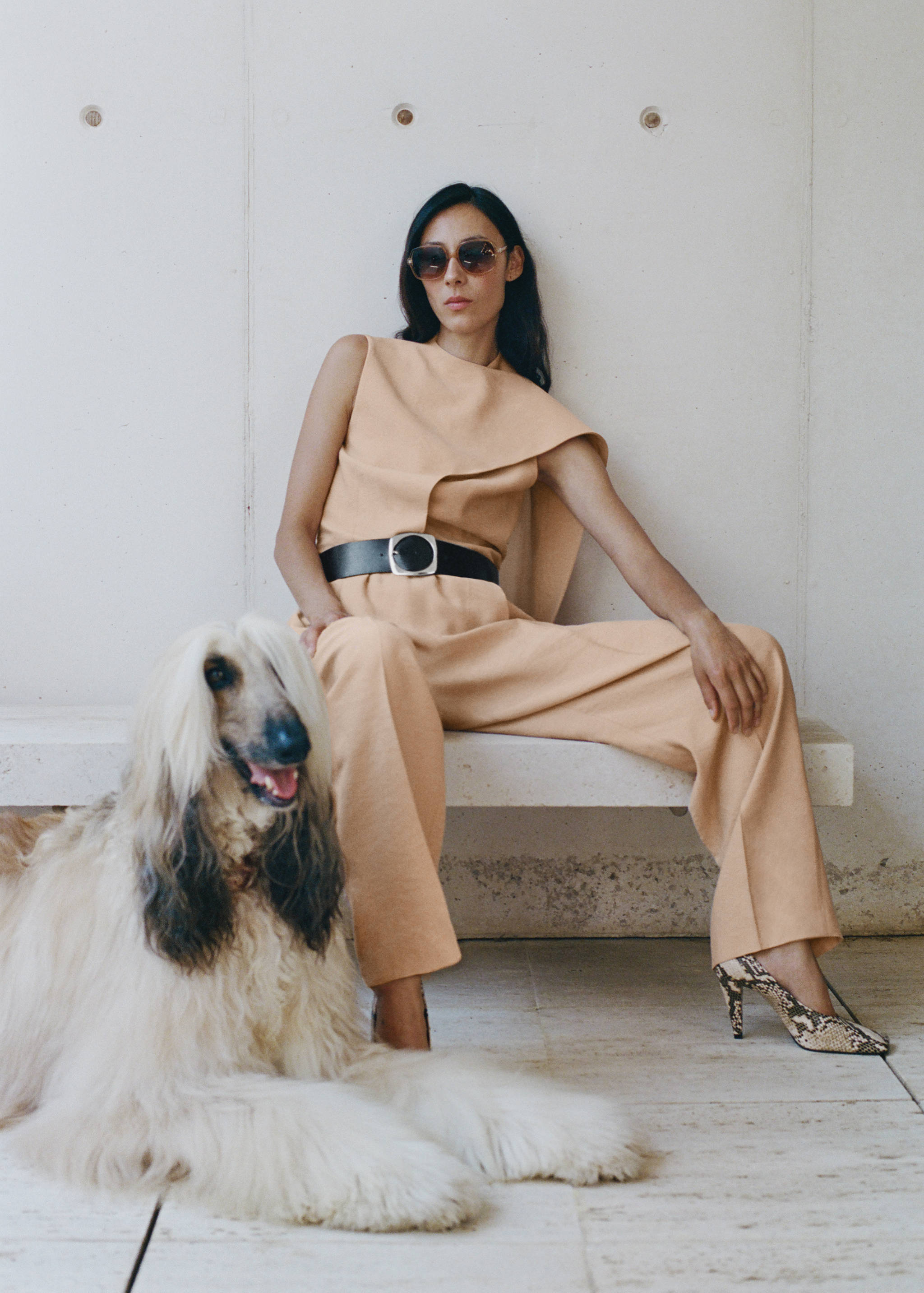 Lyocell trousers with elastic waistband - Details of the article 7