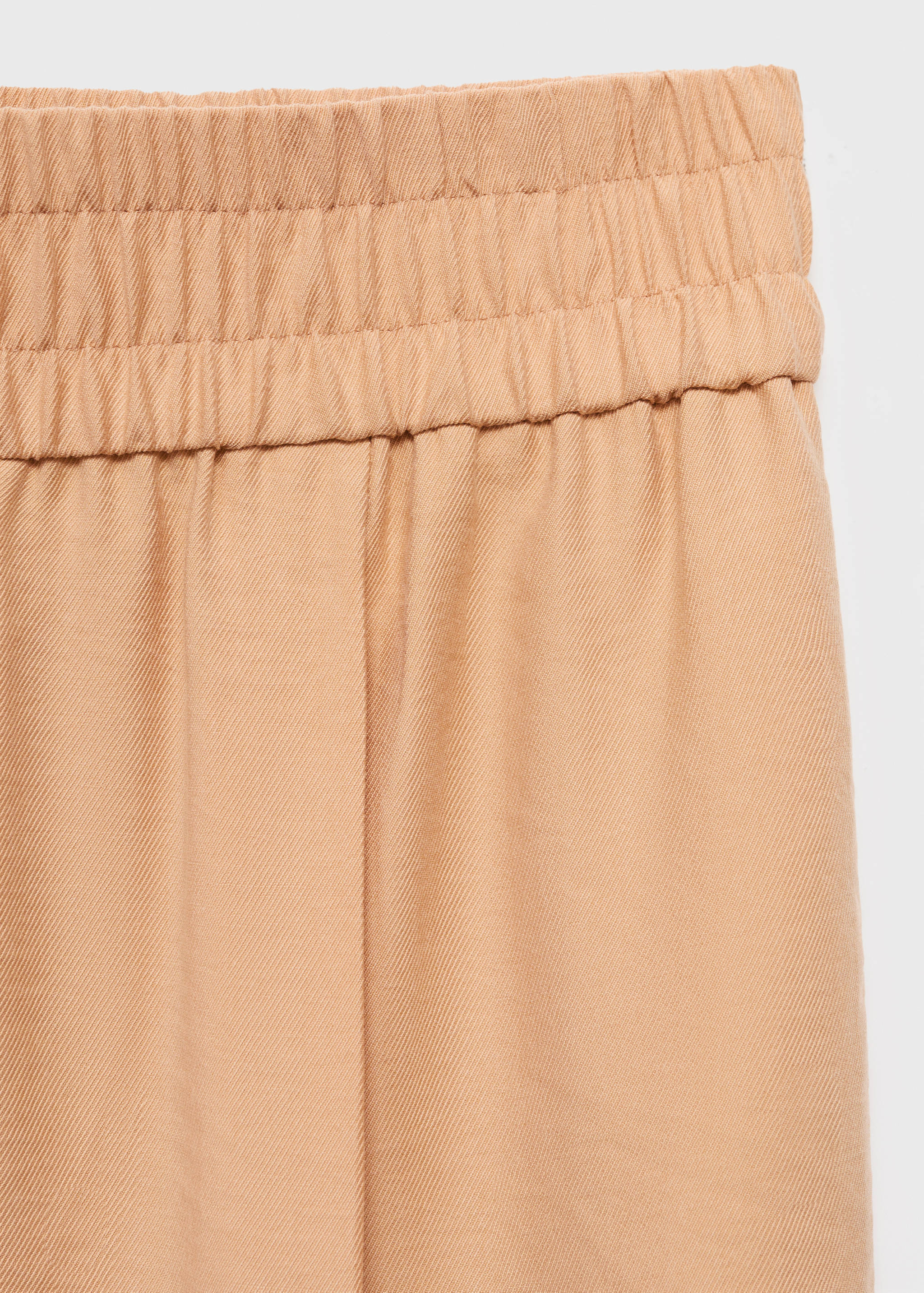 Lyocell trousers with elastic waistband - Details of the article 8