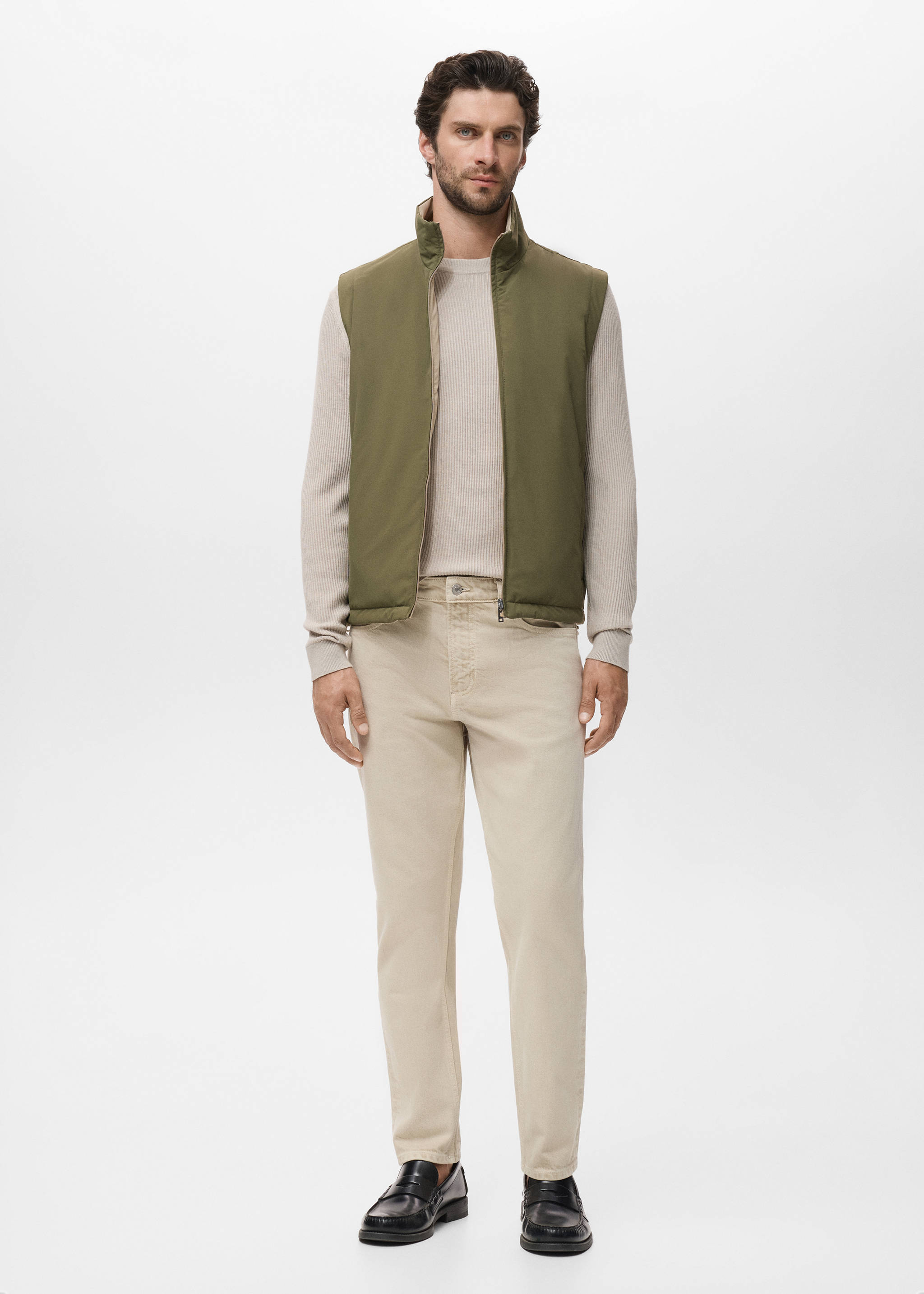 Chaleco reversible water repellent - Plano general