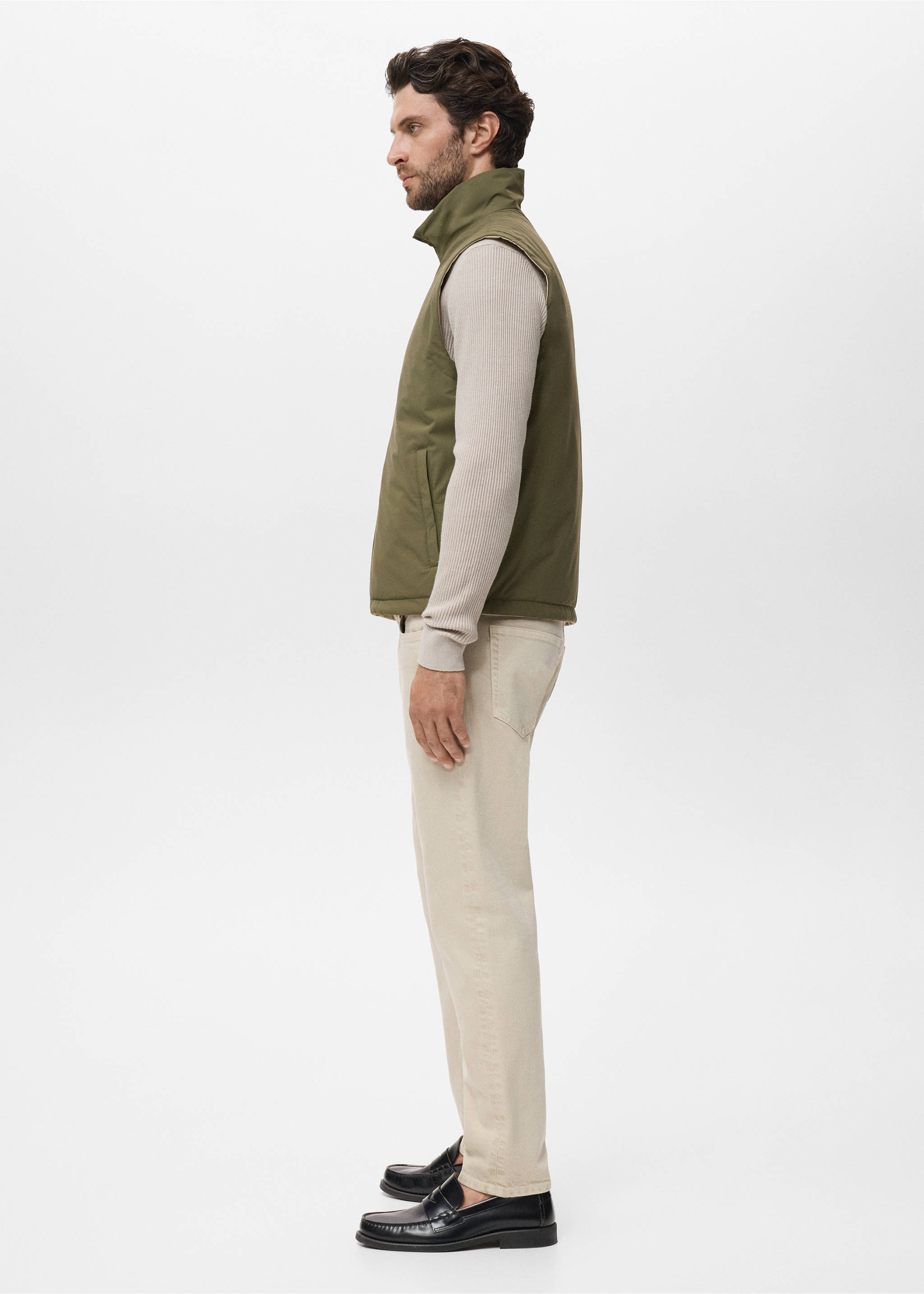 Chaleco reversible water repellent - Detalle del artículo 2, Verde. Ref: 17094402-00.