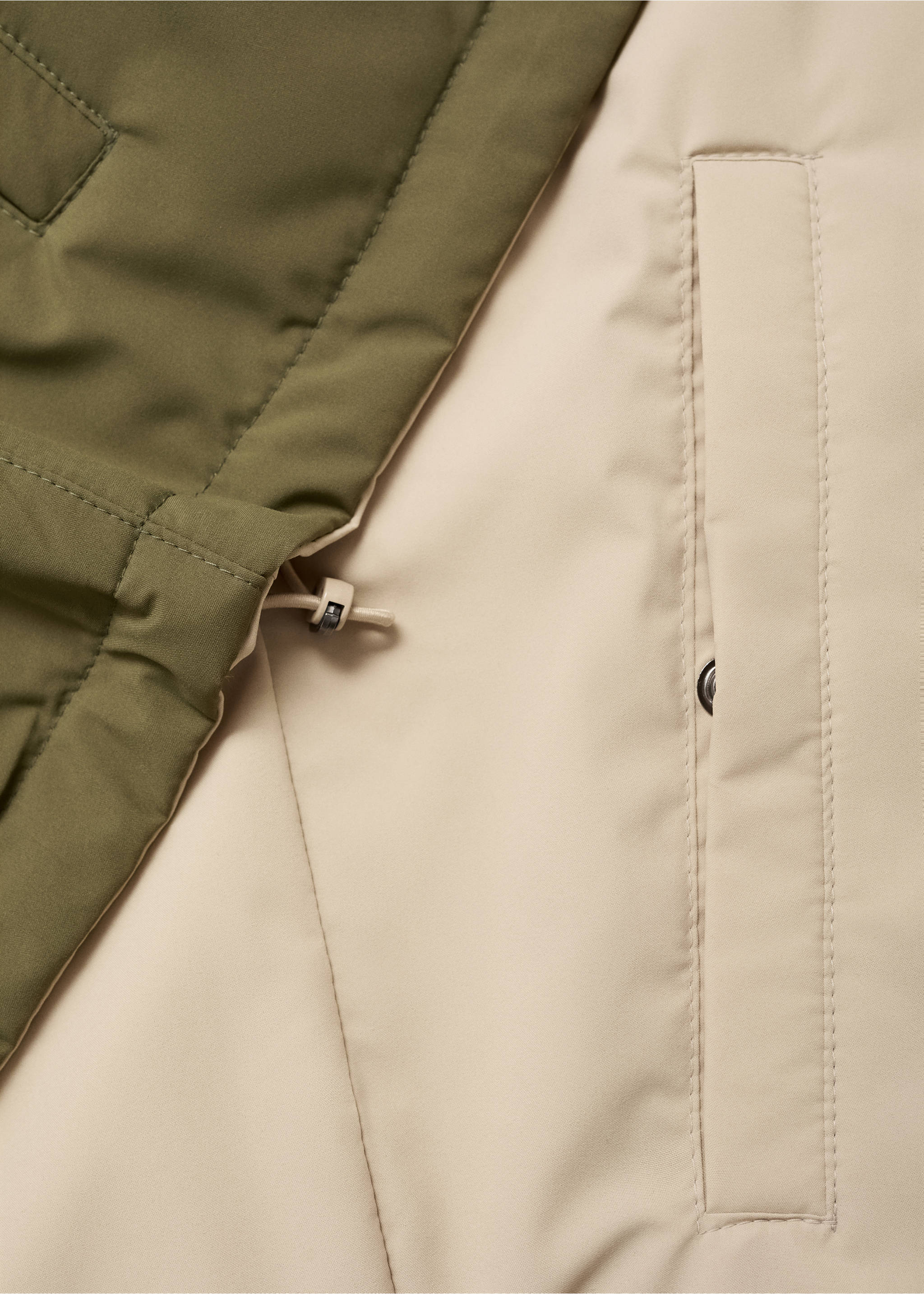 Chaleco reversible water repellent - Detalle del artículo 0, Verde. Ref: 17094402-00.