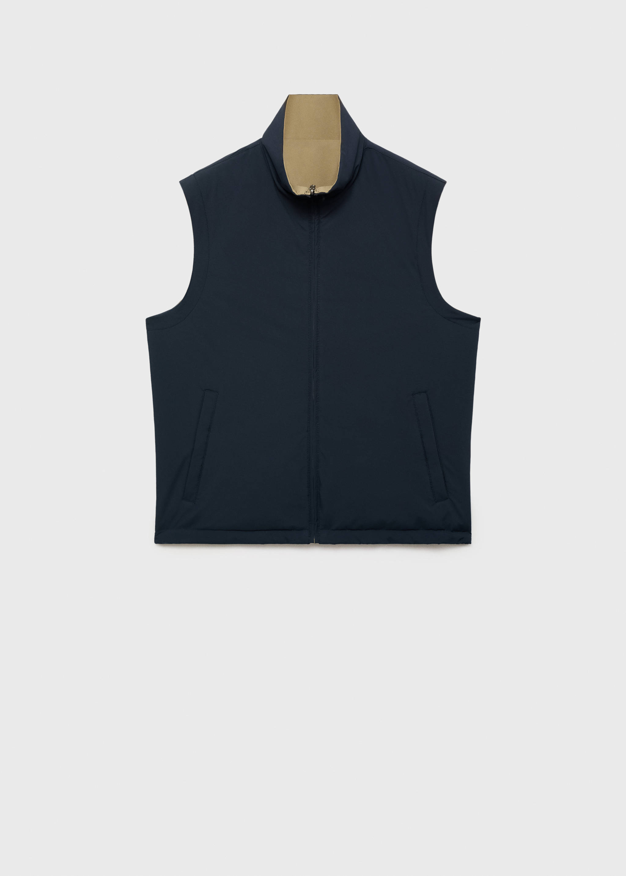 Reversible water-repellent gilet - Article without model