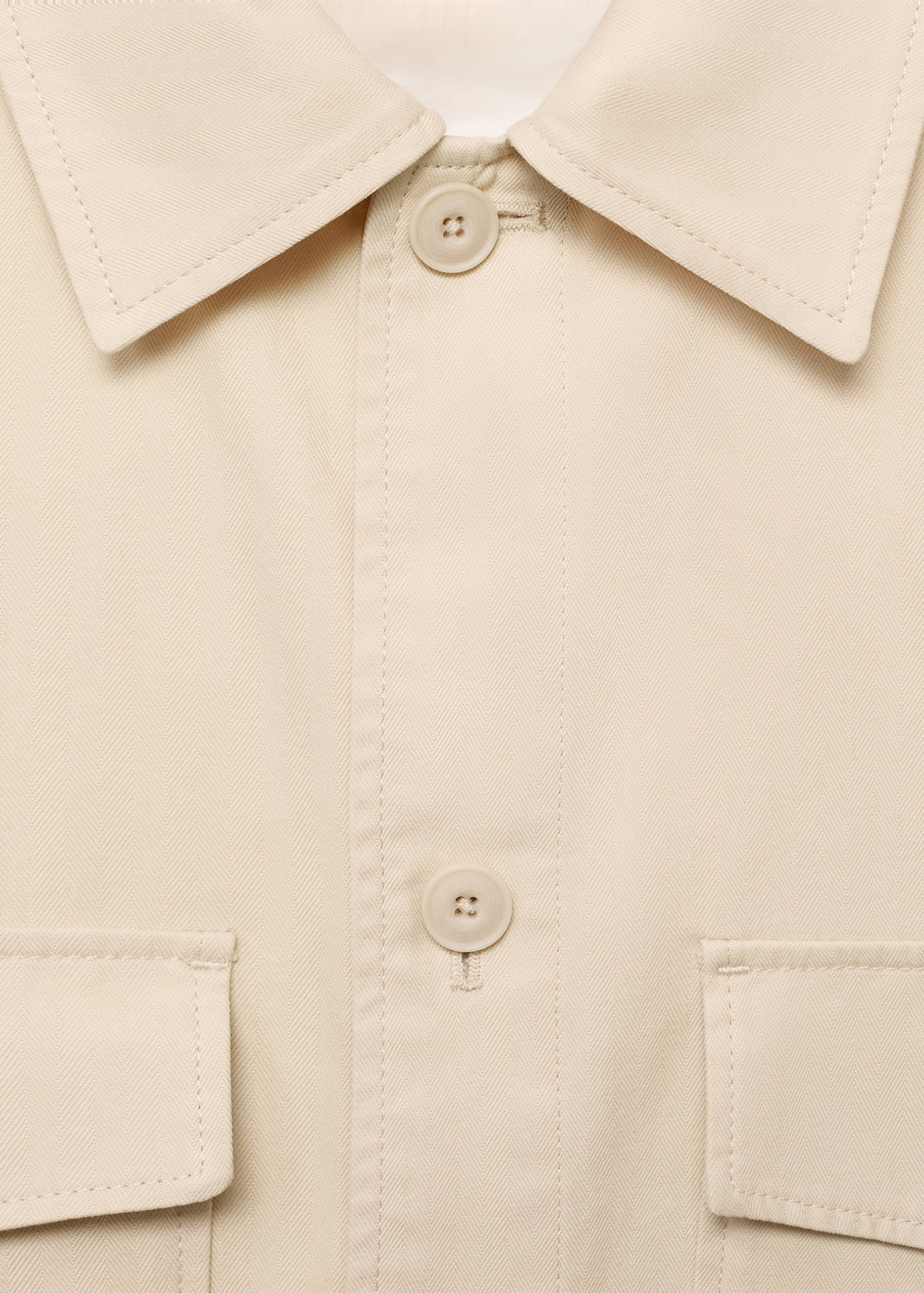 Lyocell cotton jacket with pockets - Details of the article 8