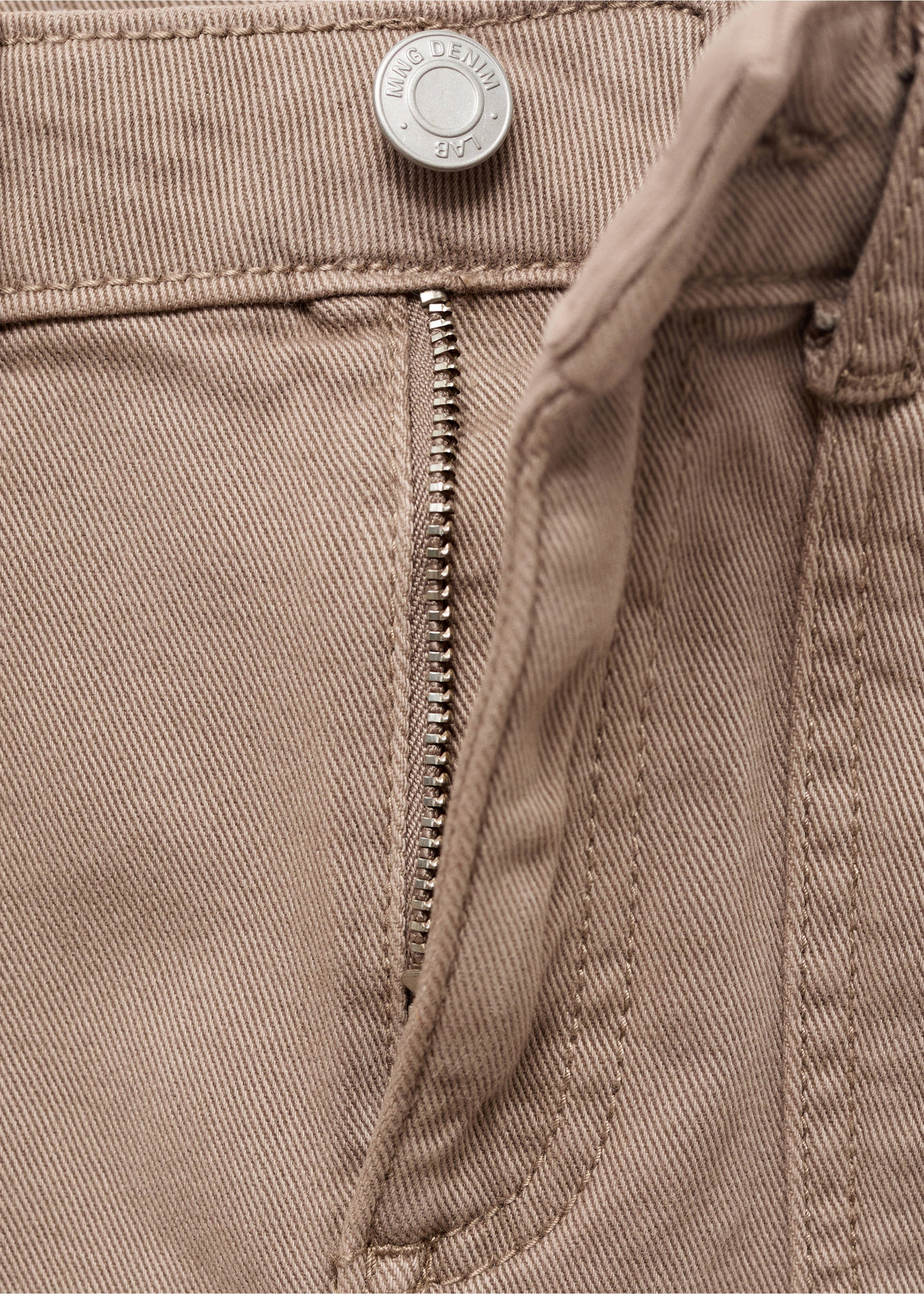 Falda denim algodón - Detalle del artículo 8, Marrón. Ref: 17094406-00.