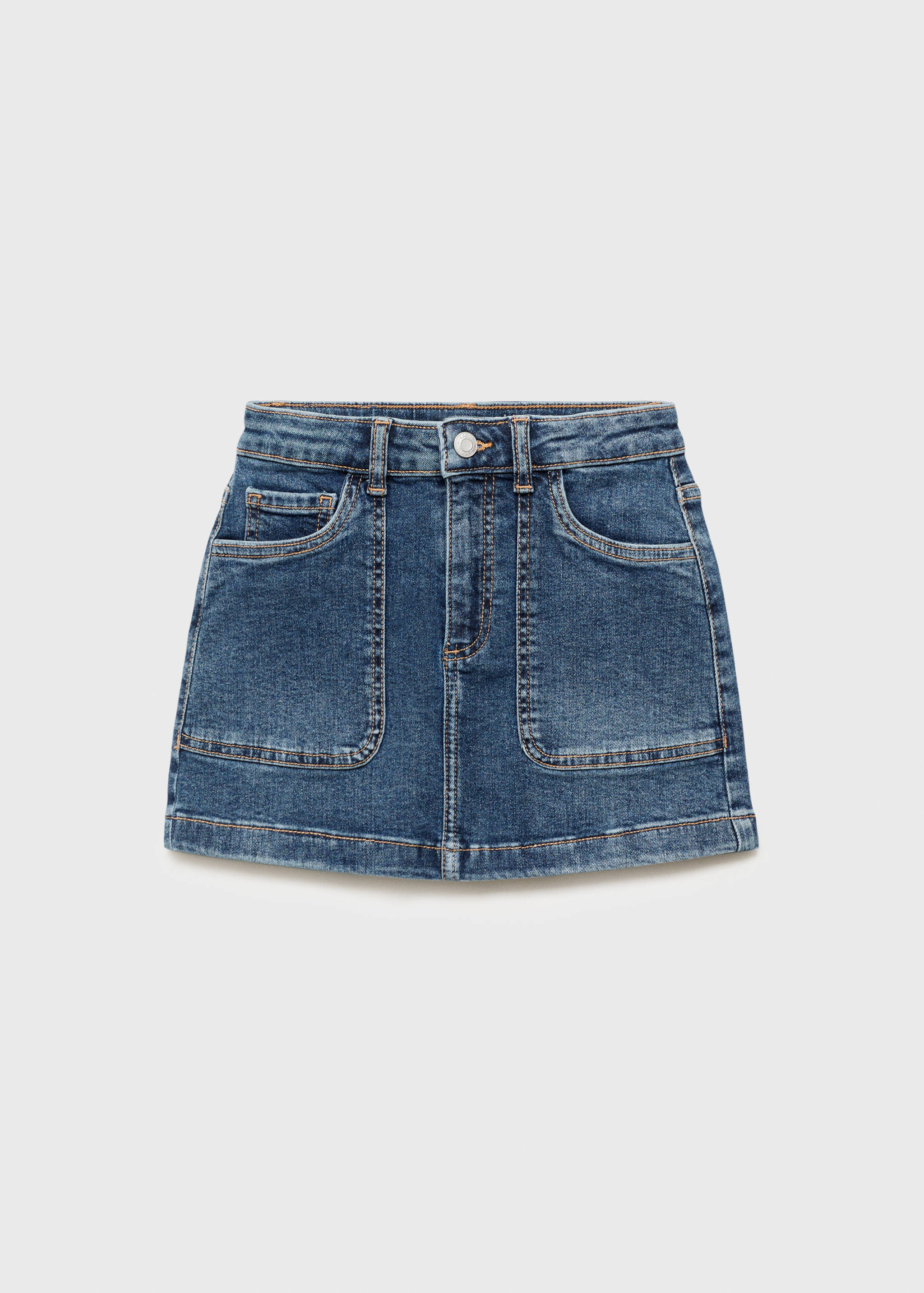 Denim cotton skirt - Article without model