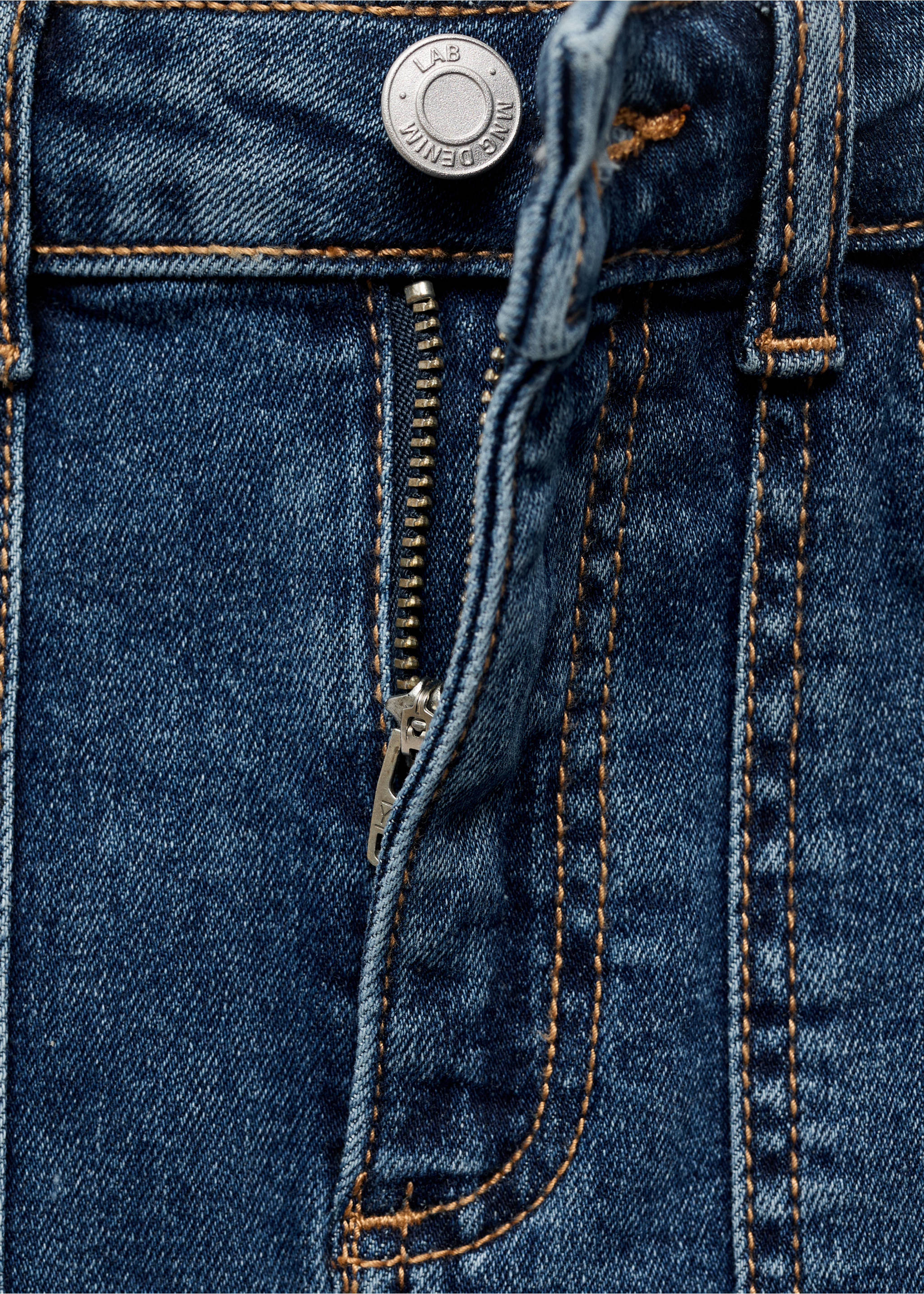 Falda denim algodón - Detalle del artículo 8, Azul oscuro. Ref: 17094406-00.