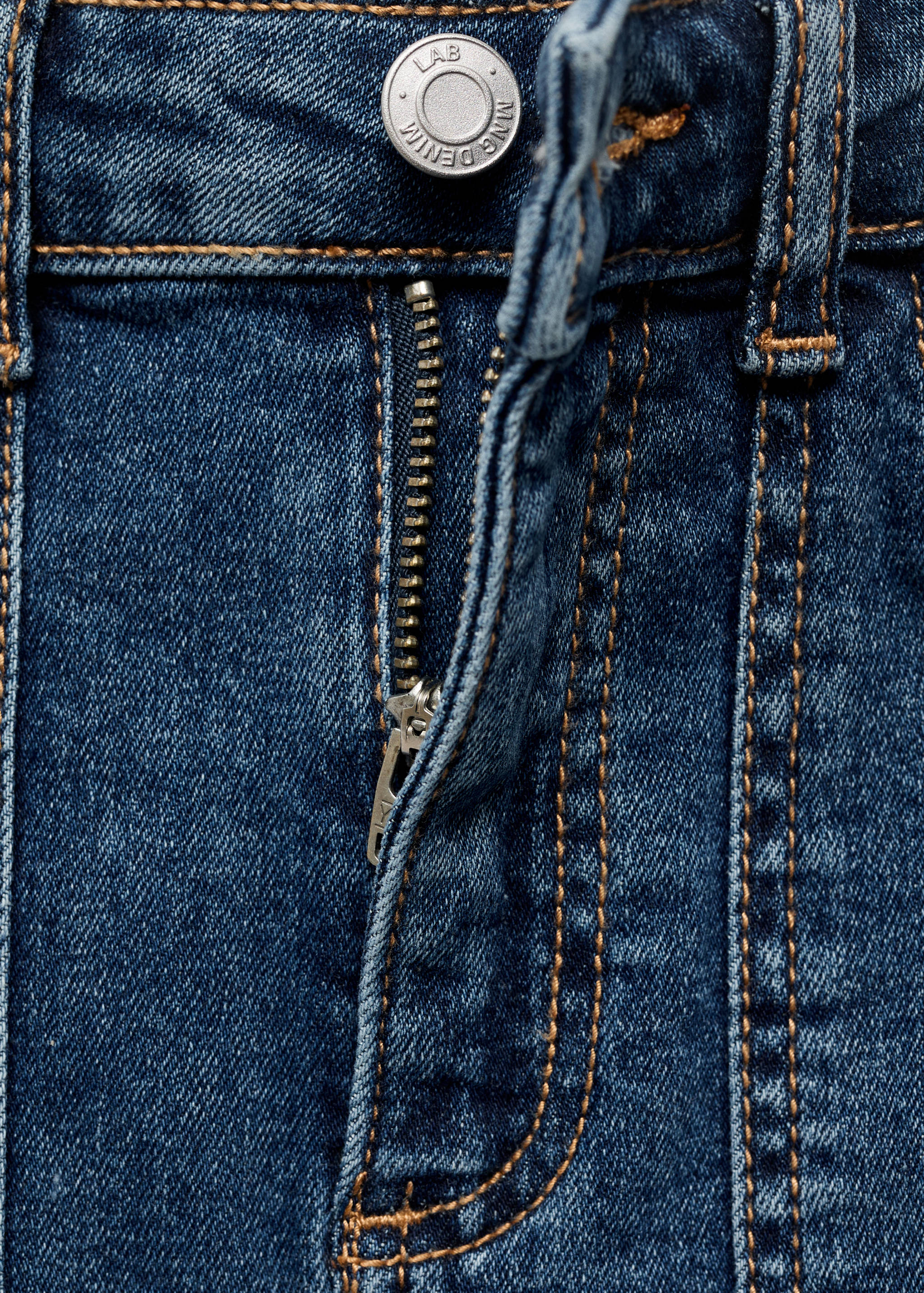 Denim cotton skirt - Details of the article 8