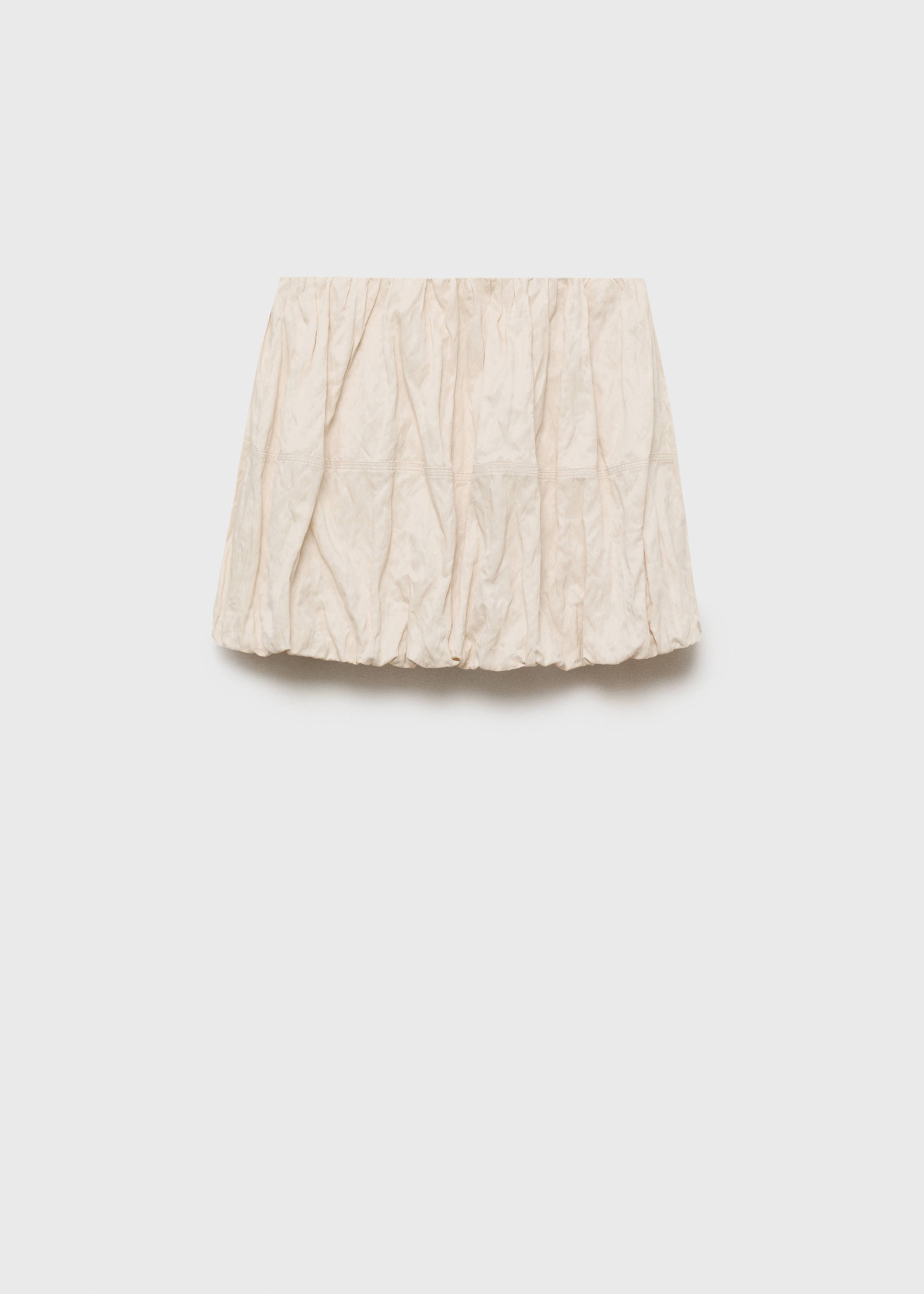 Creased-effect balloon skirt - Article without model