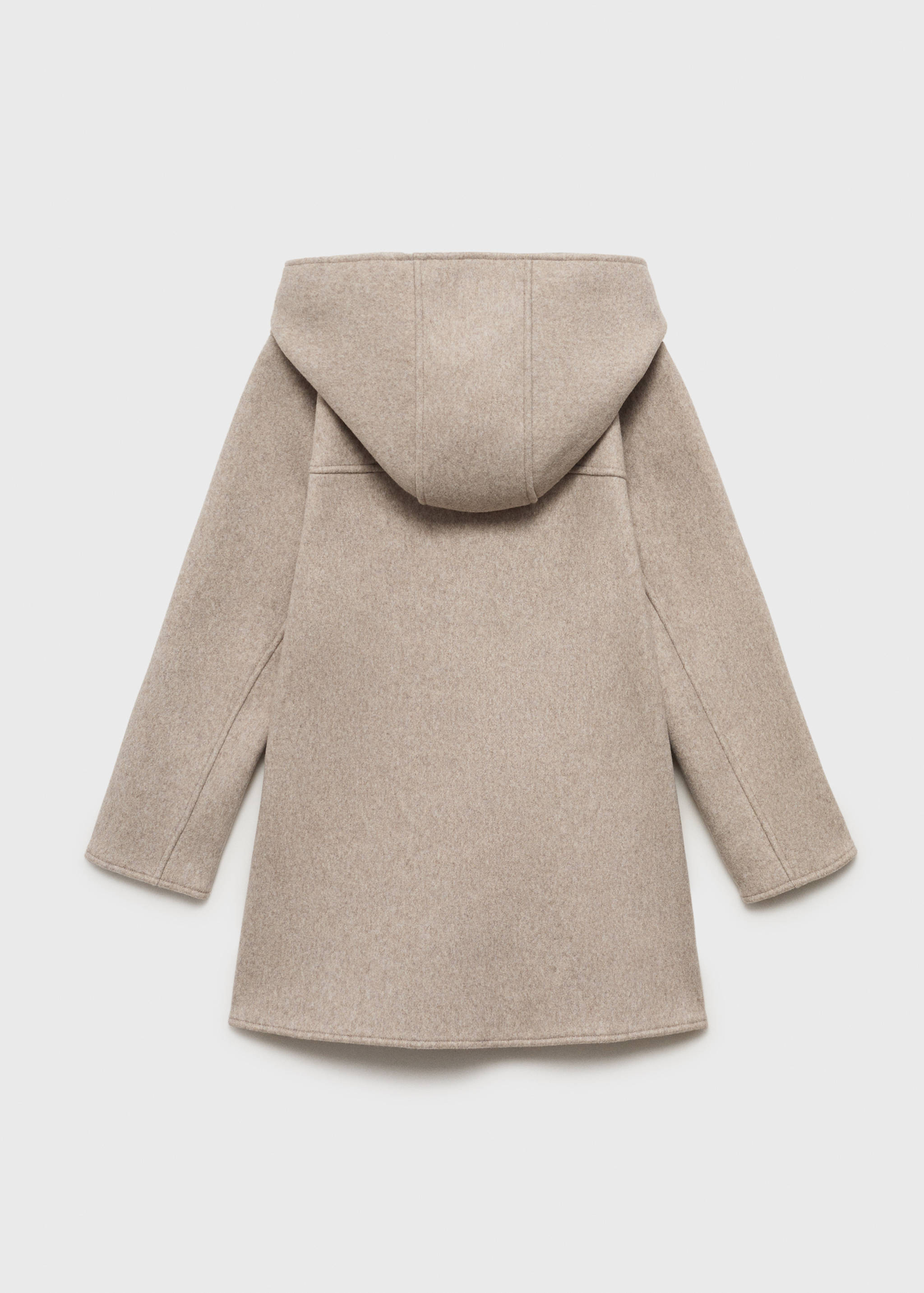 Cloth coat with pockets - Reverse of the article