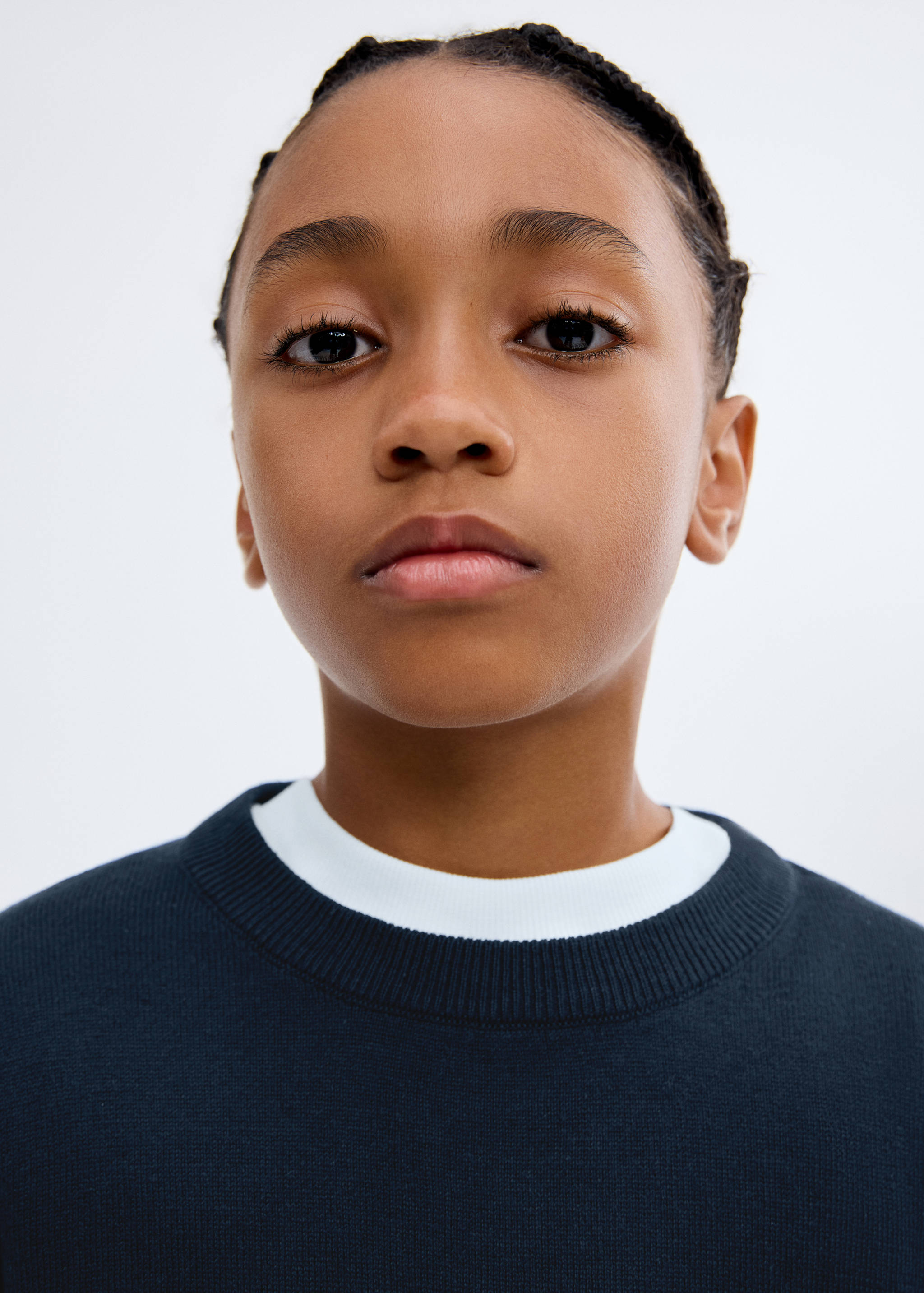 Basic-Pullover aus Baumwoll-Mix - Detail des Artikels 1