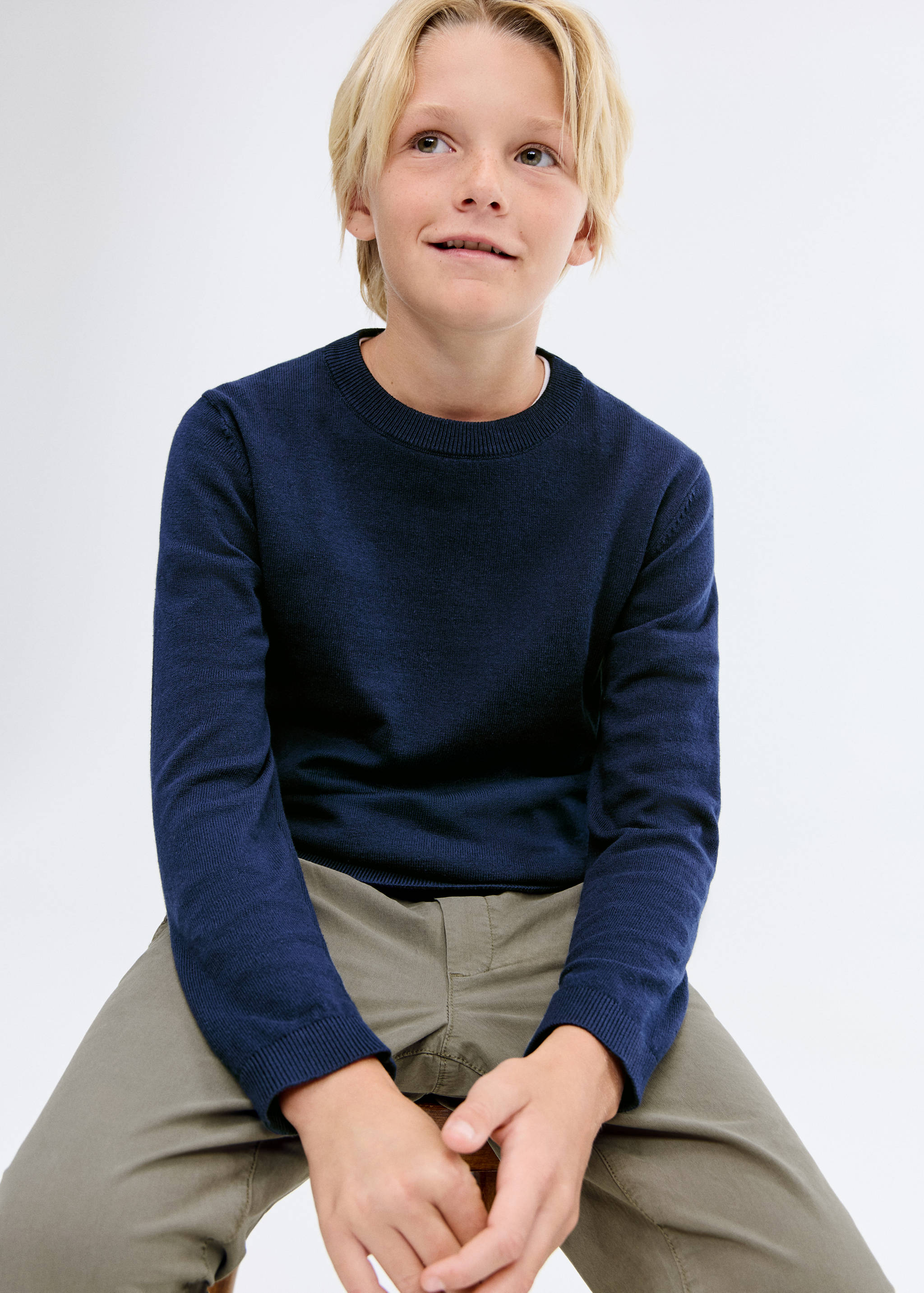Essential cotton-blend sweater - Details of the article 4
