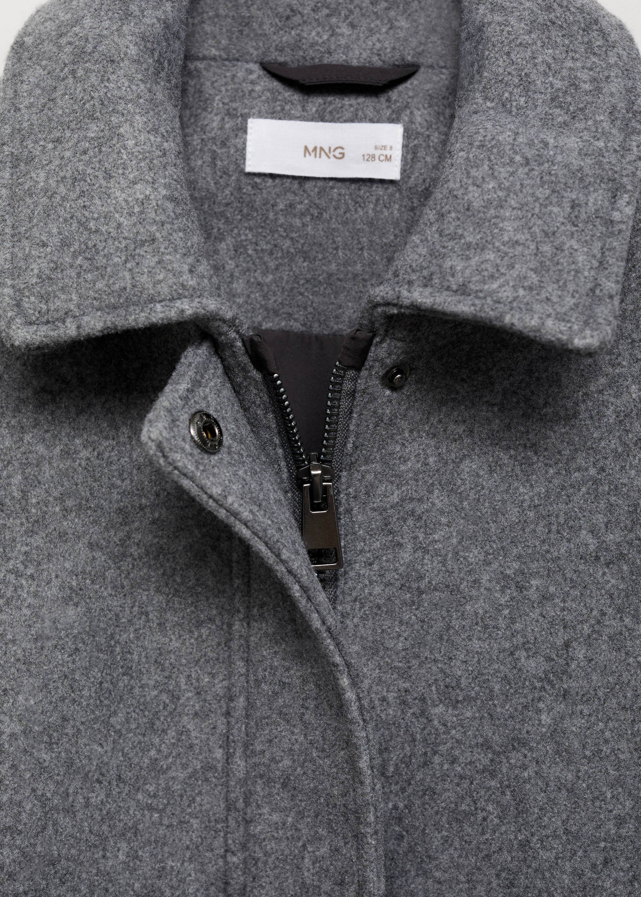 Παλτό ύφασμα κοντό - Λεπτομέρεια του προϊόντος 8