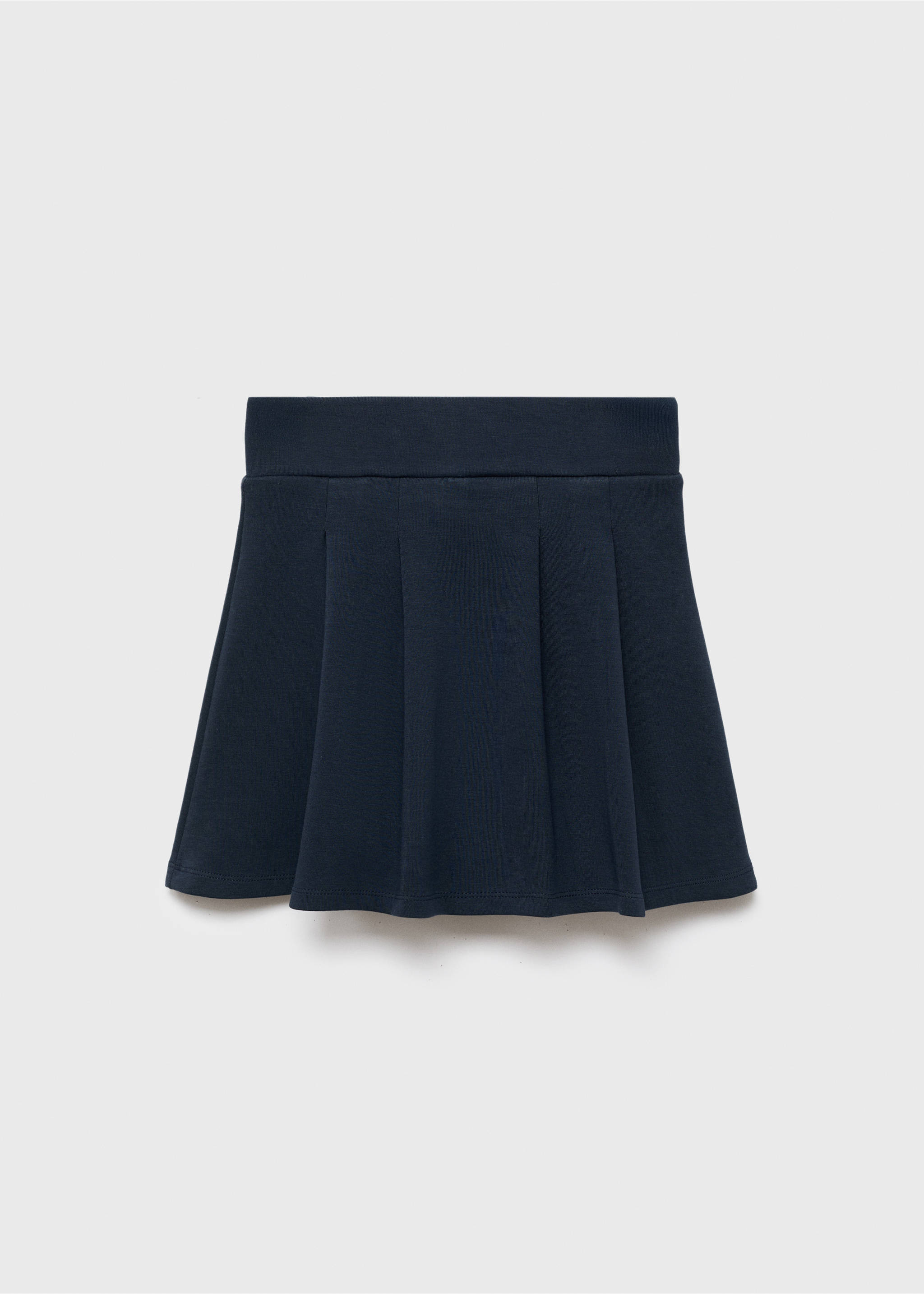 Short cotton skirt - Article without model, Navy. Ref: 17094420-00.