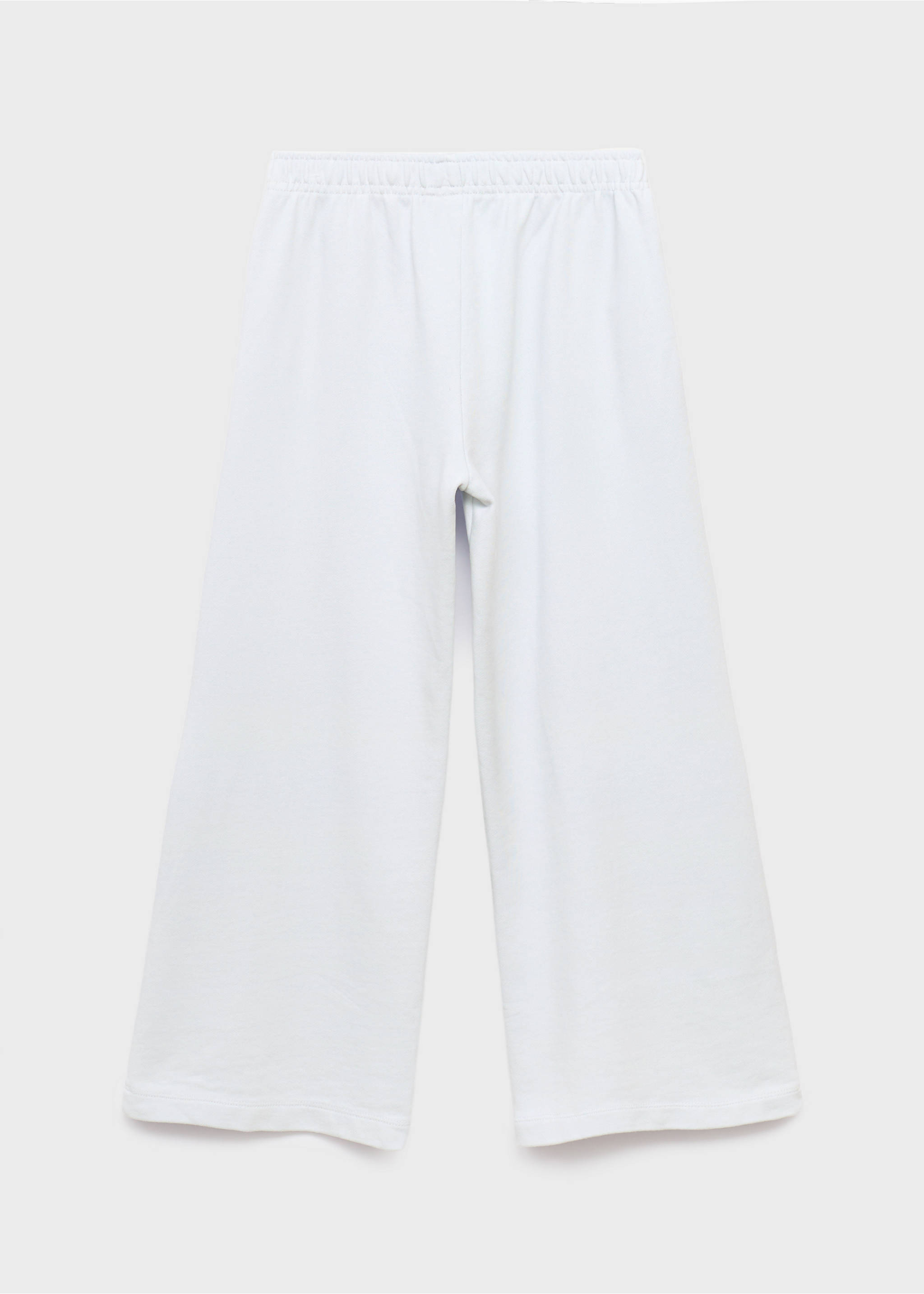 Jogging coton taille élastique - Verso de l’article, Bleu ciel. Ref: 17094421-00.