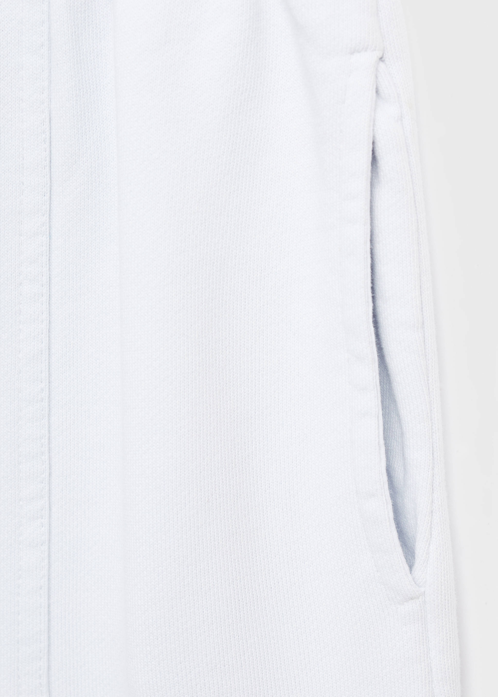 Cotton joggers with elastic waist - Details of the article 0