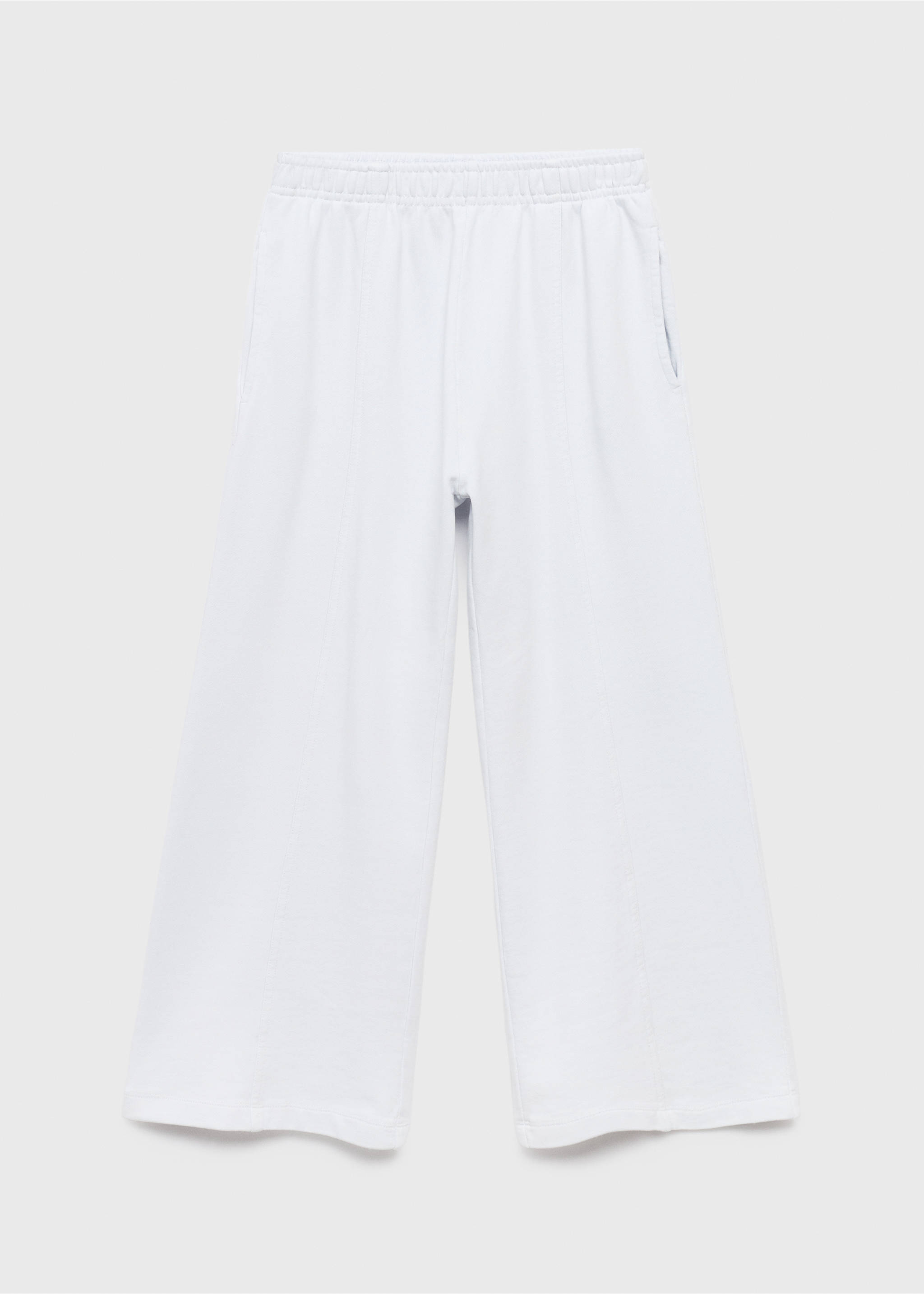 Jogging coton taille élastique - Article sans modèle, Bleu ciel. Ref: 17094421-00.