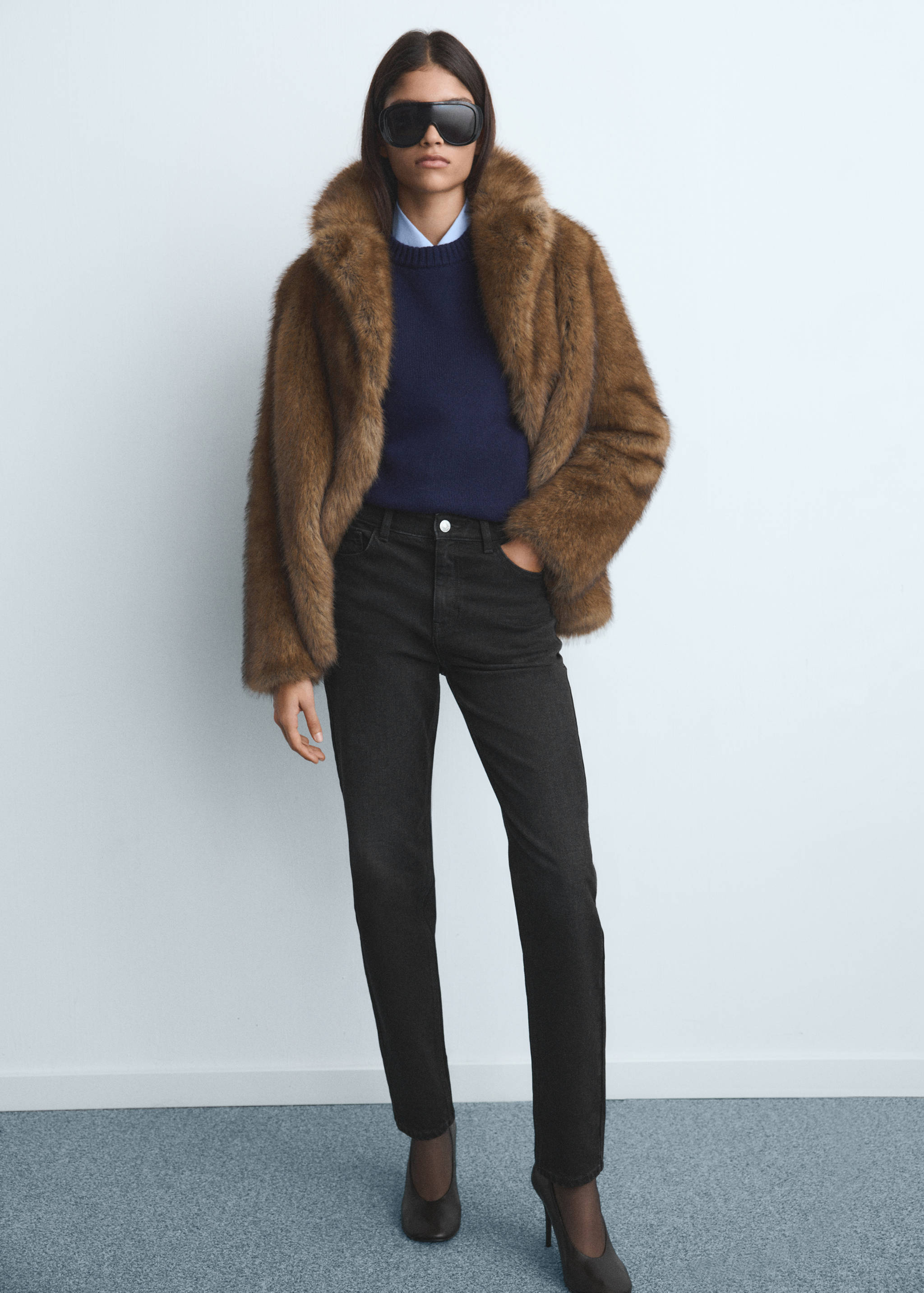 Jean Newmom confort taille haute - Plan général