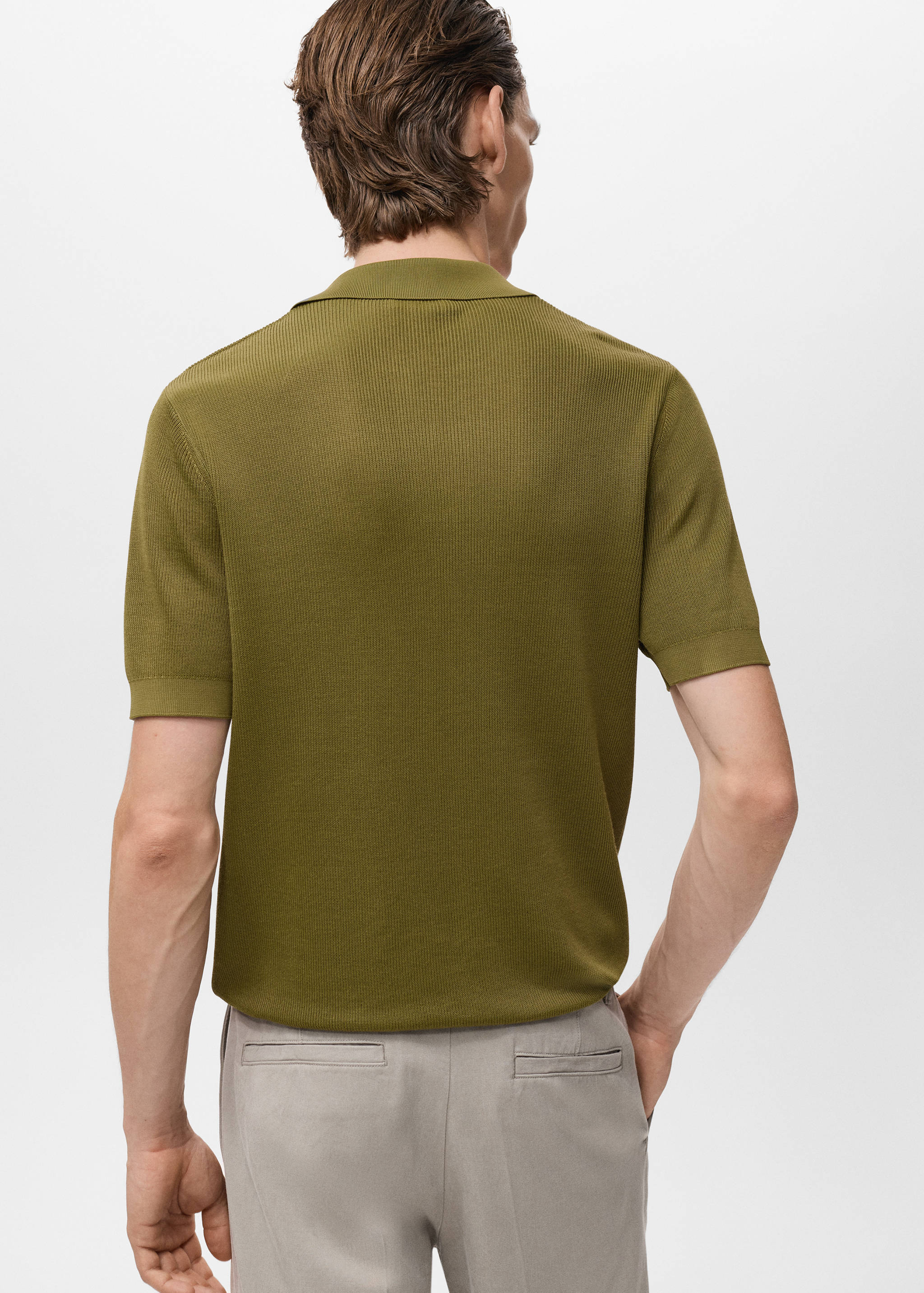 Polo coton microstructure - Verso de l’article