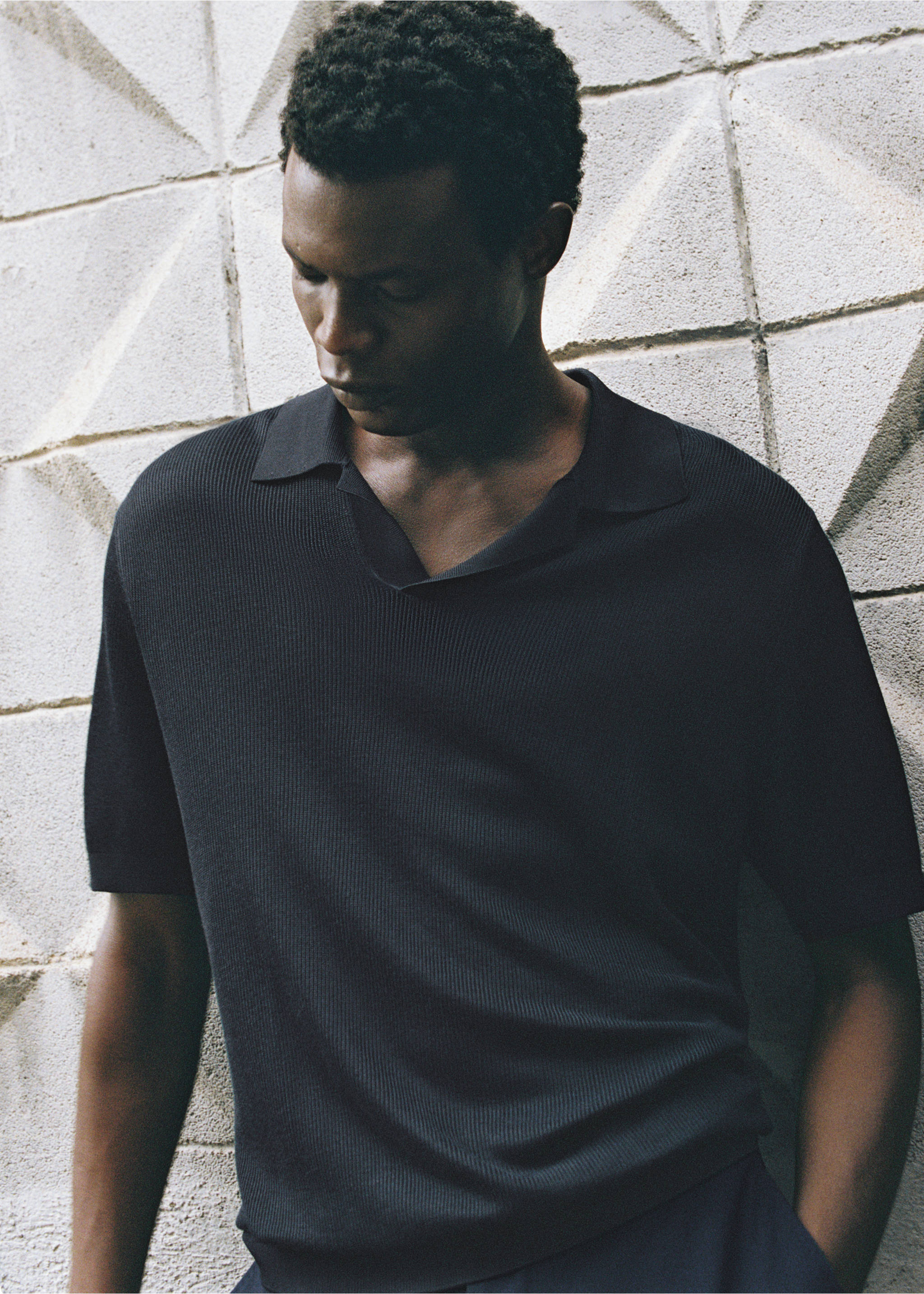 超细纤维棉质Polo衫 - null, 浅蓝. Ref: 17094423-00.