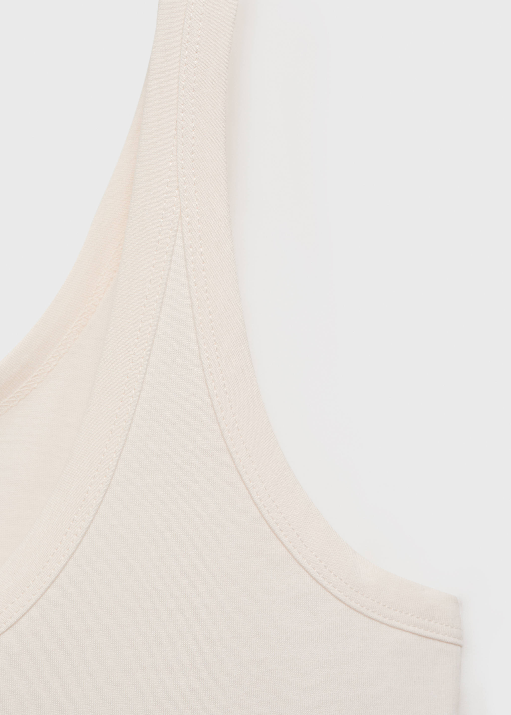 Two-piece striped seersucker pajama shorts - Details of the article 8