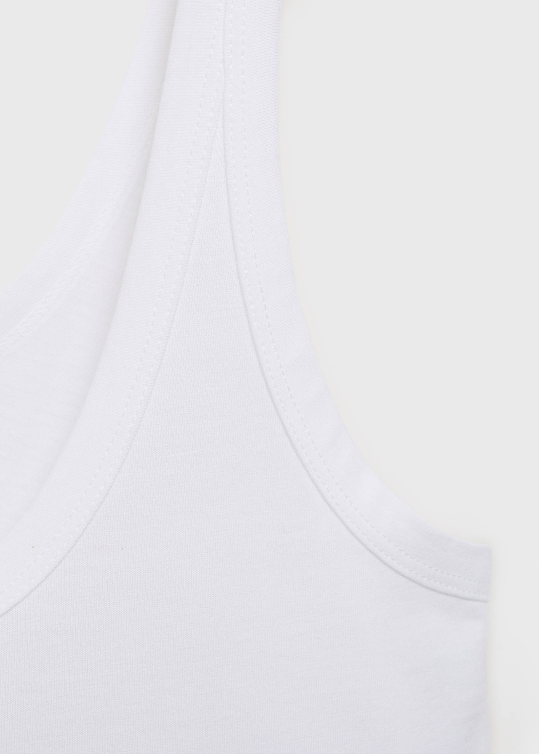 Короткая пижама из двух частей сирсакер в полоску - Деталь изделия 8