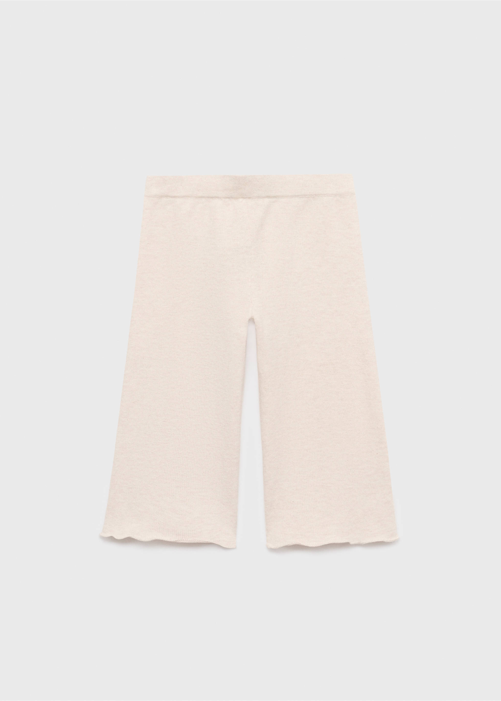 Cotton-knit trousers - Reverse of the article, Beige. Ref: 17094431-00.