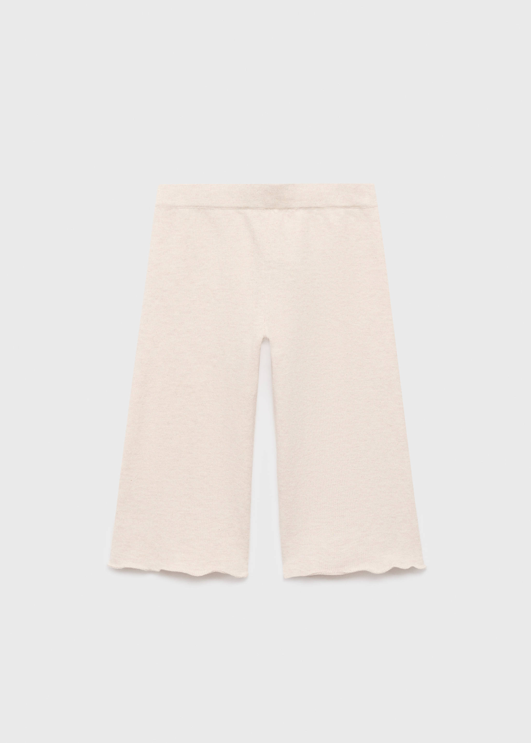 Cotton-knit trousers - Article without model