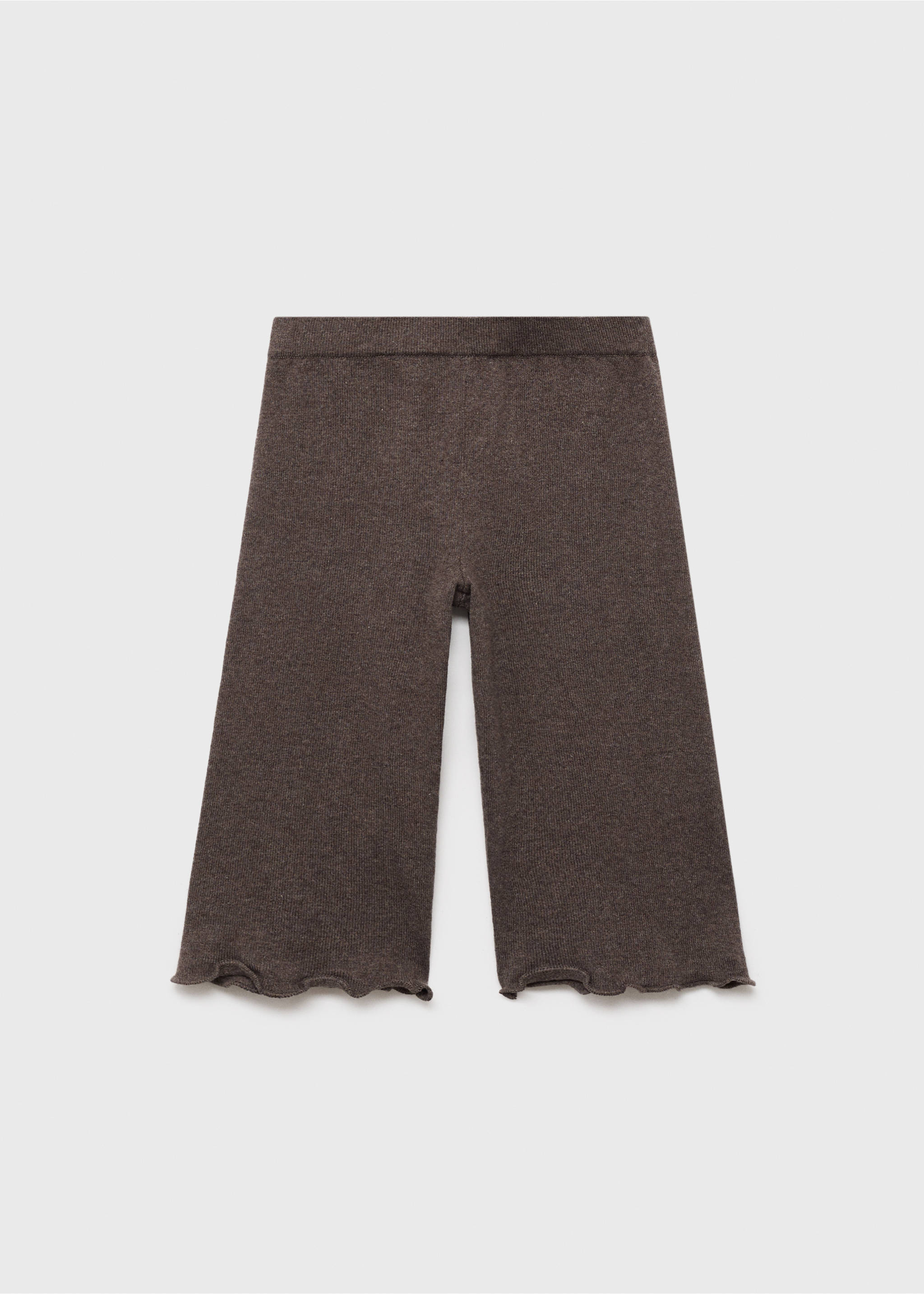 Cotton-knit trousers - Article without model, Brown. Ref: 17094431-00.
