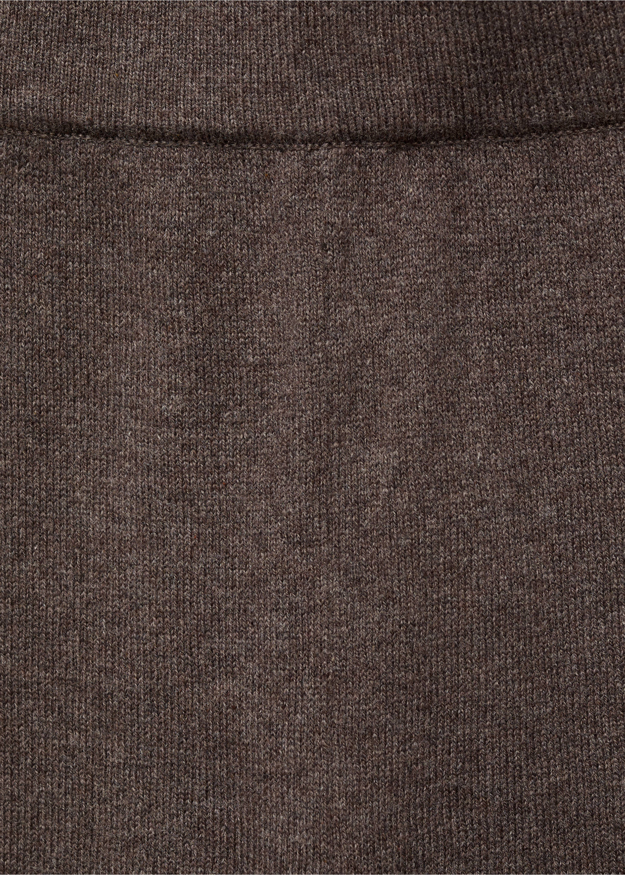Cotton-knit trousers - Details of the article 8, Brown. Ref: 17094431-00.