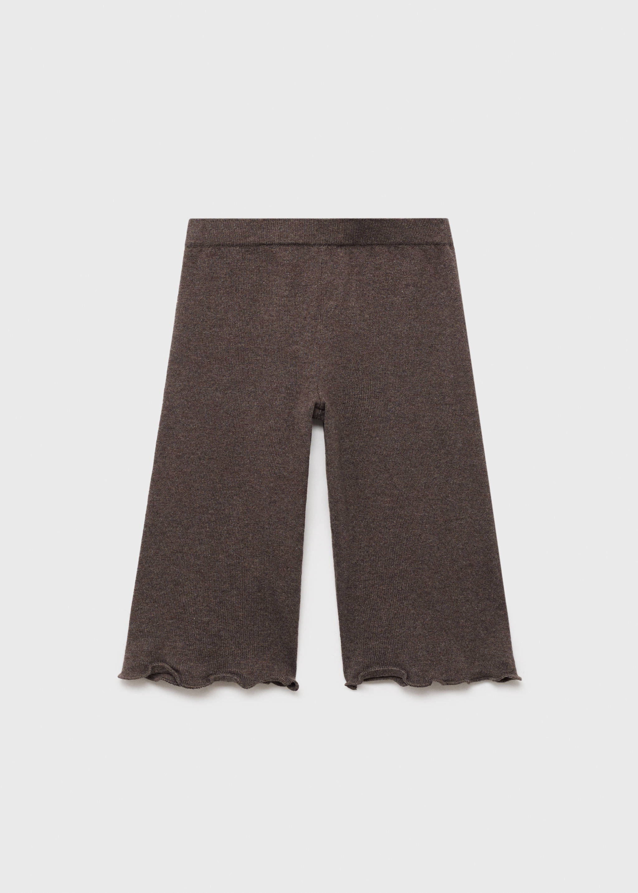 Cotton-knit trousers - Article without model