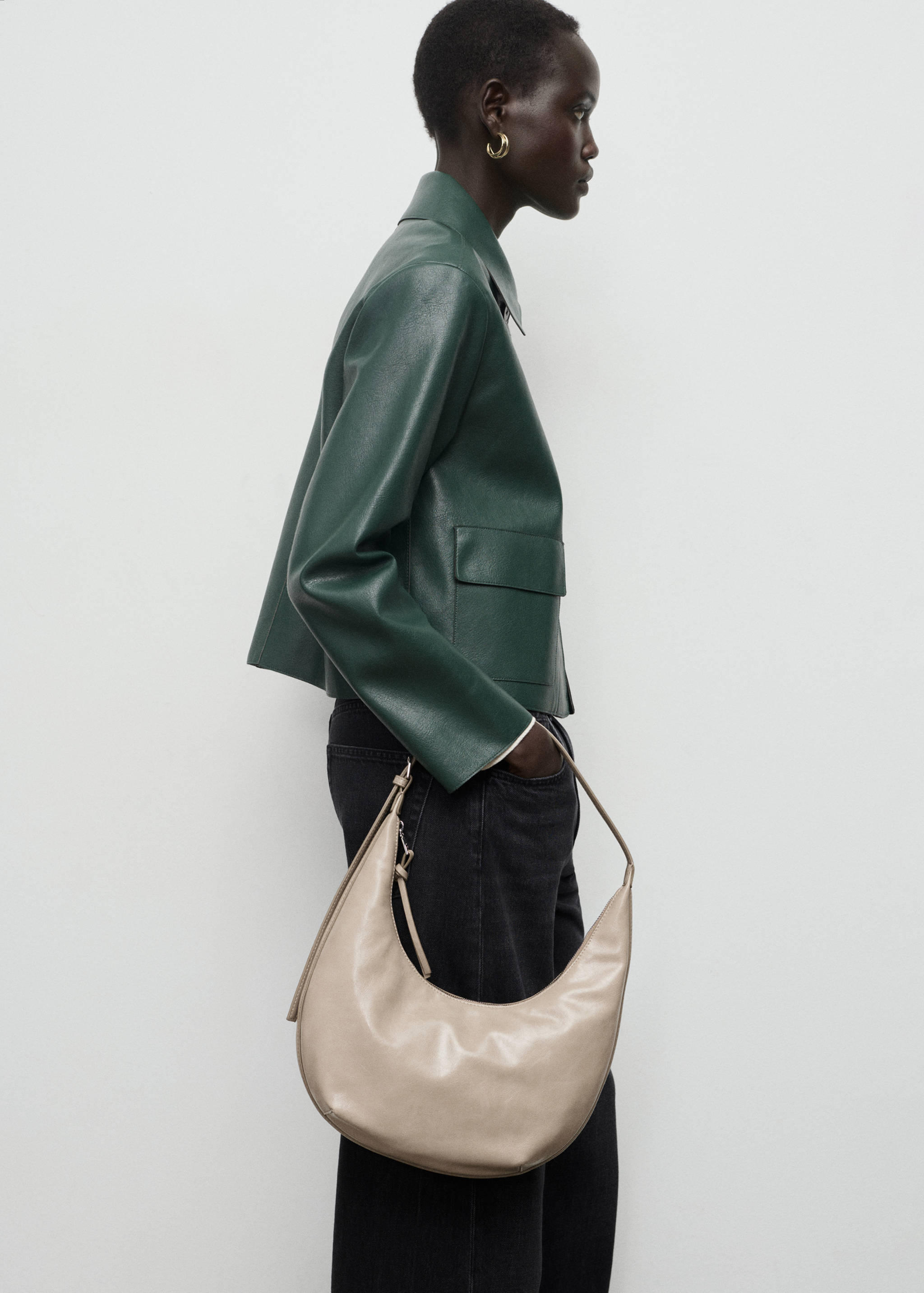 Veste cuir synthétique poches - Détail de l'article 6