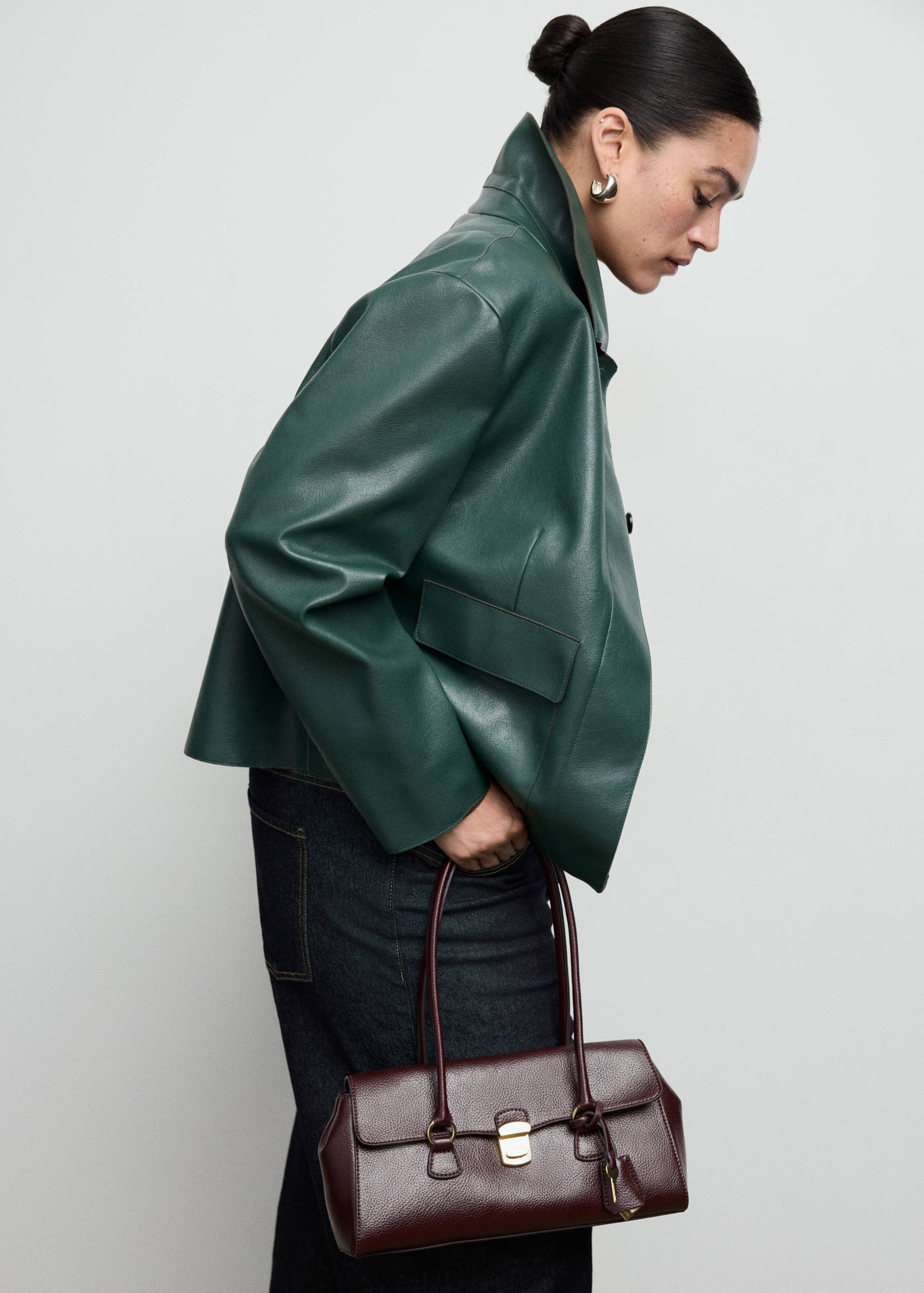 Veste cuir synthétique poches - Détail de l'article 5