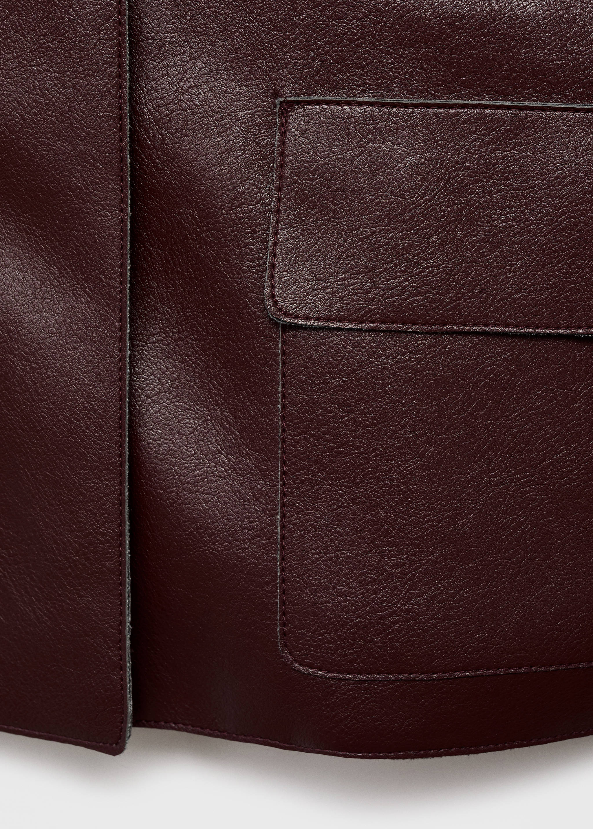 Veste cuir synthétique poches - Détail de l'article 0