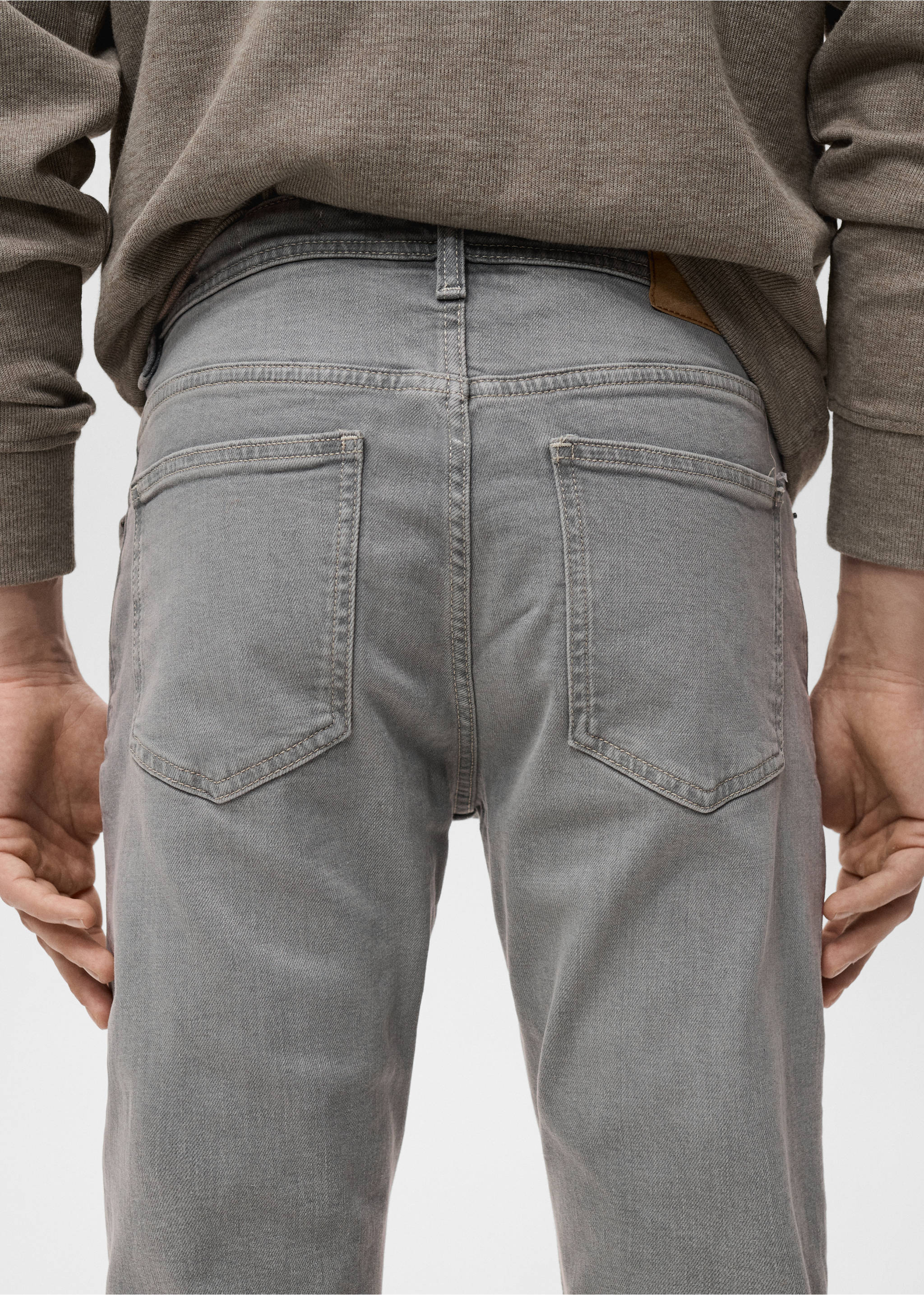 Jeans Jan slim fit lavado gris - Detalle del artículo 3, Gris. Ref: 17094437-00.