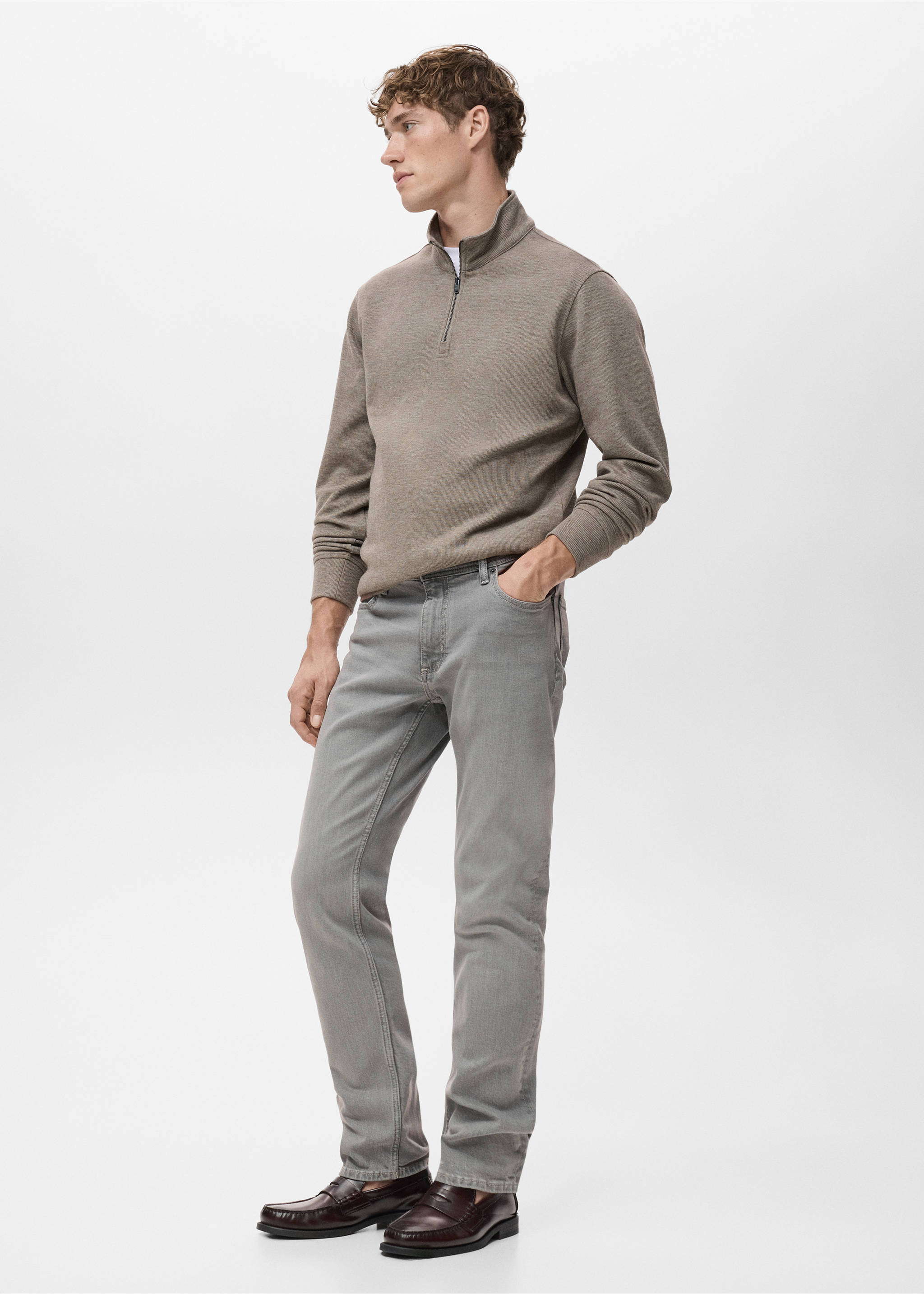 Jeans Jan slim fit lavado gris - Detalle del artículo 2, Gris. Ref: 17094437-00.