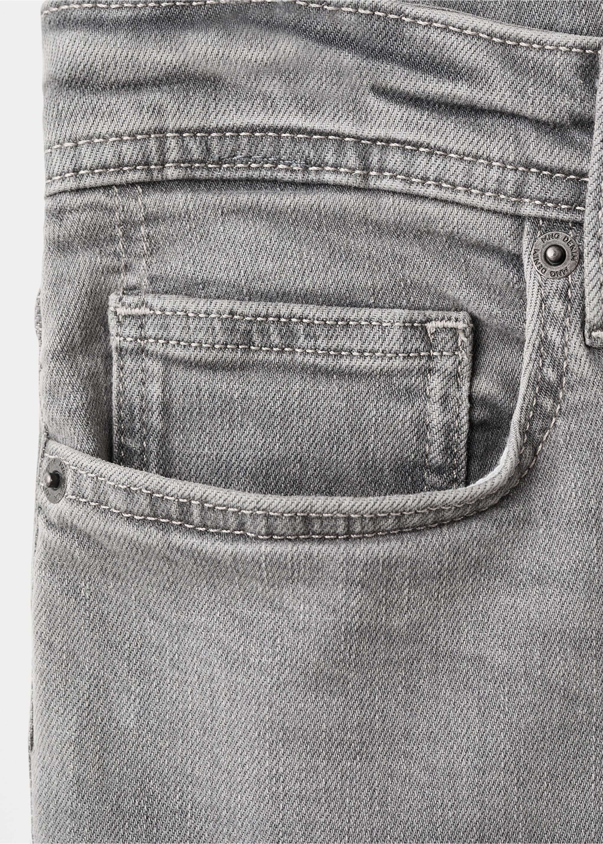 Jeans Jan slim fit lavado gris - Detalle del artículo 8, Gris. Ref: 17094437-00.