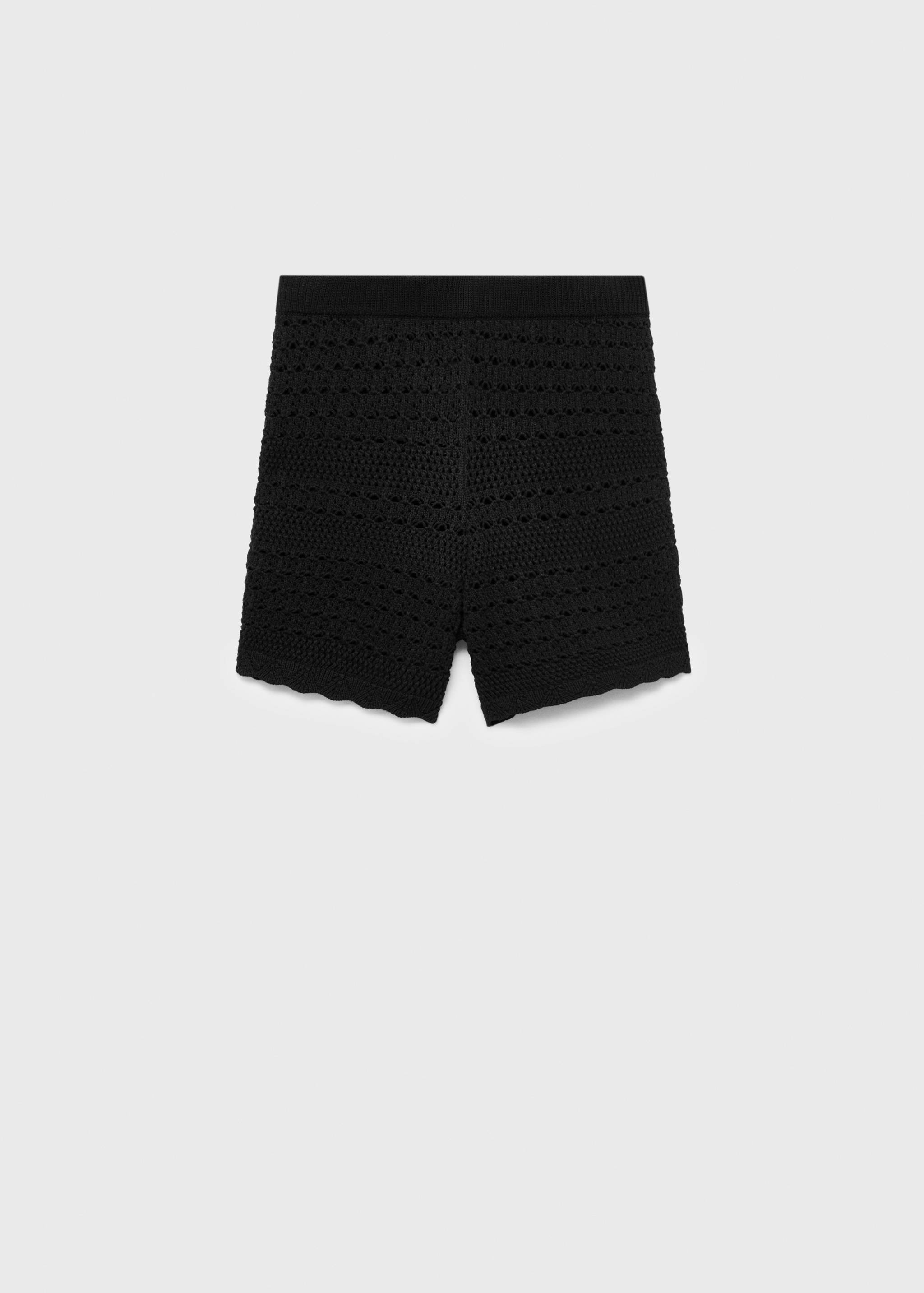 Chunky-knit shorts - Article without model