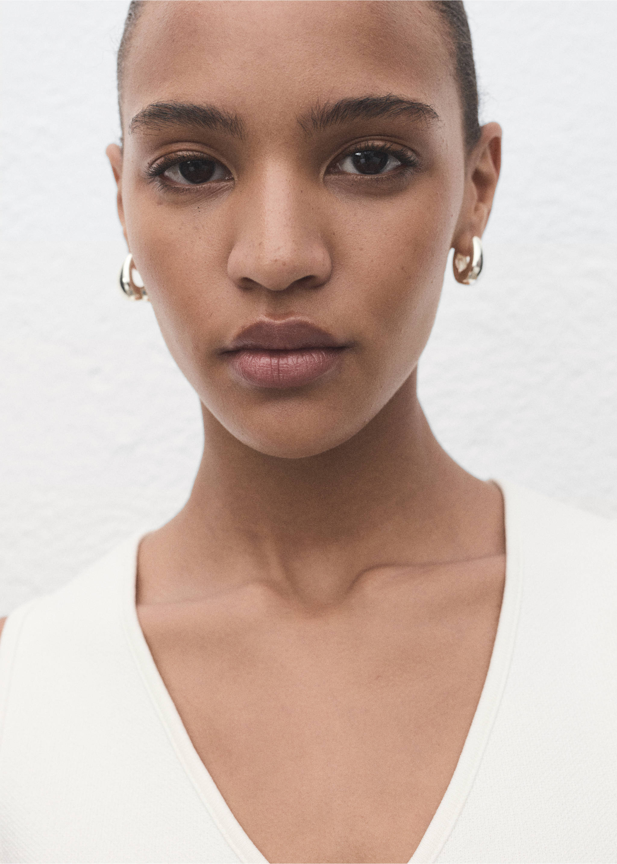 Gilet maille boutons bijoux - Détail de l'article 1, Blanc. Ref: 17094447-00.