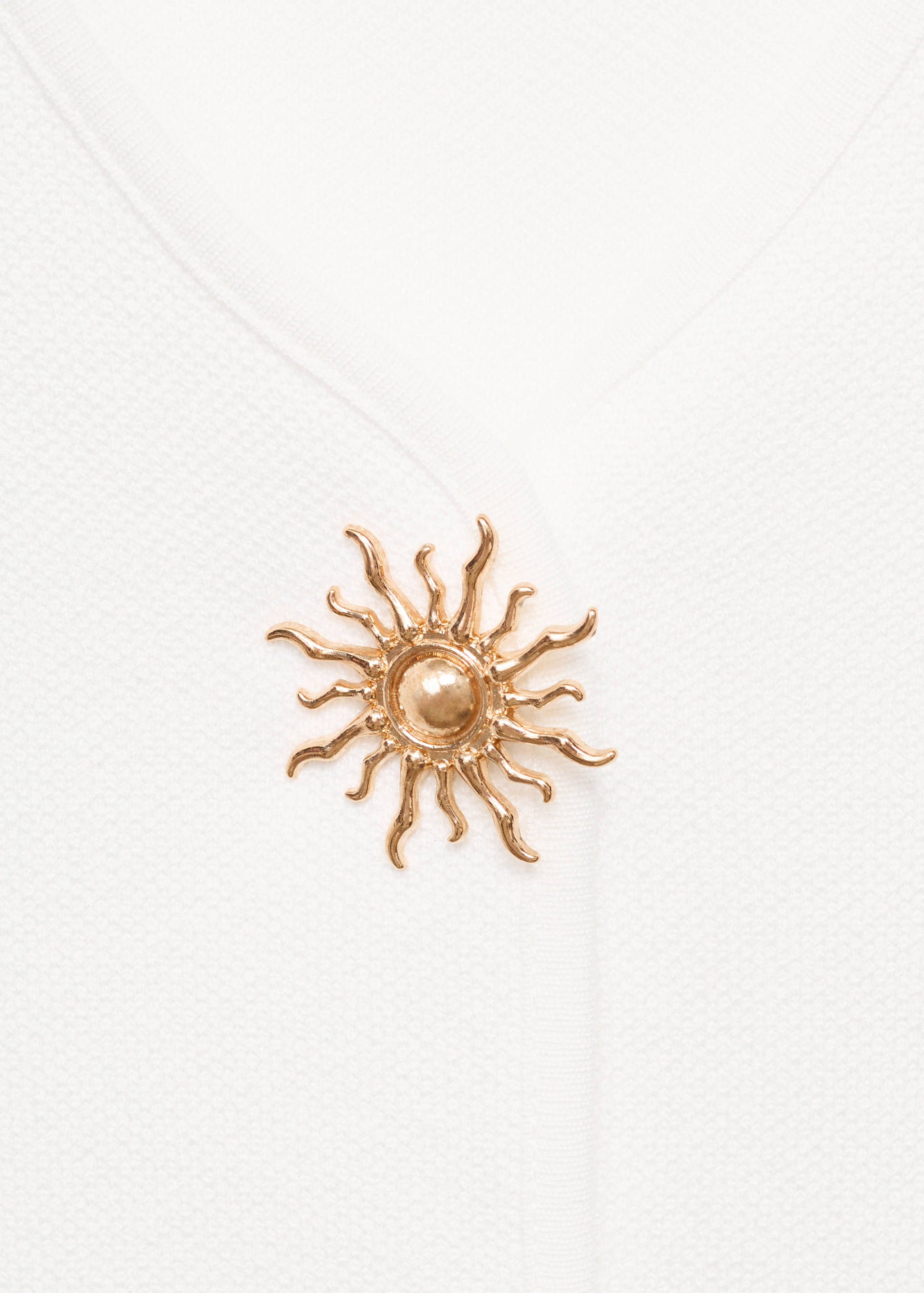 Gilet maille boutons bijoux - Détail de l'article 0