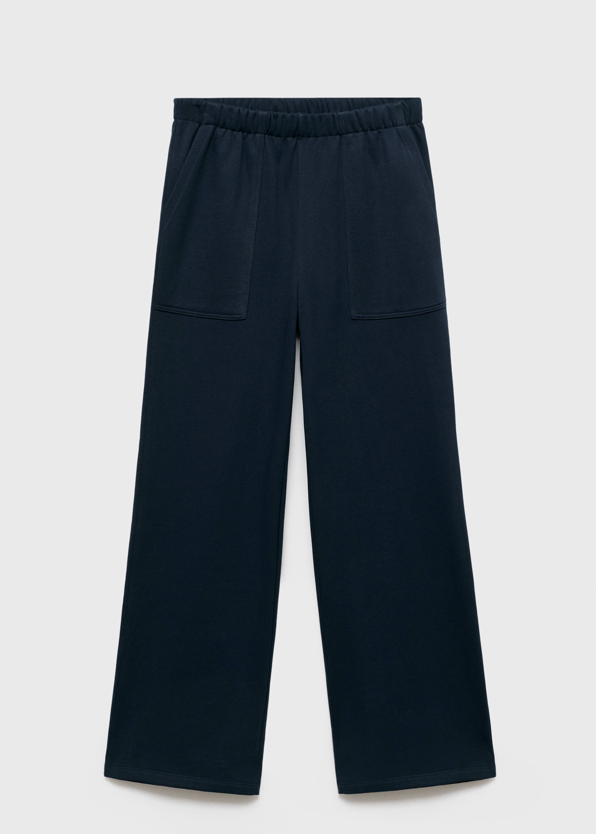 Cotton joggers with seams - Article without model