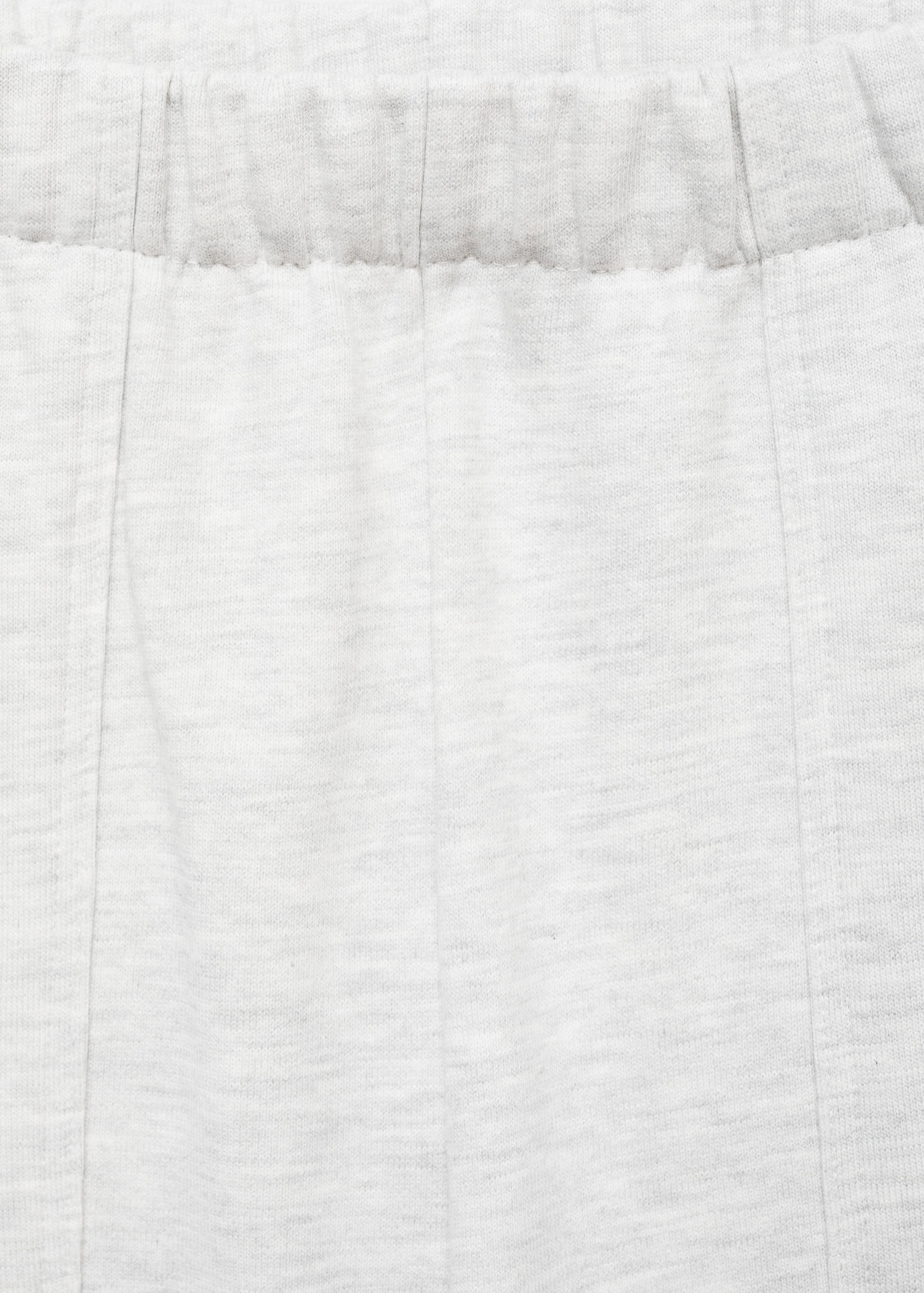 Cotton joggers with seams - Details of the article 0