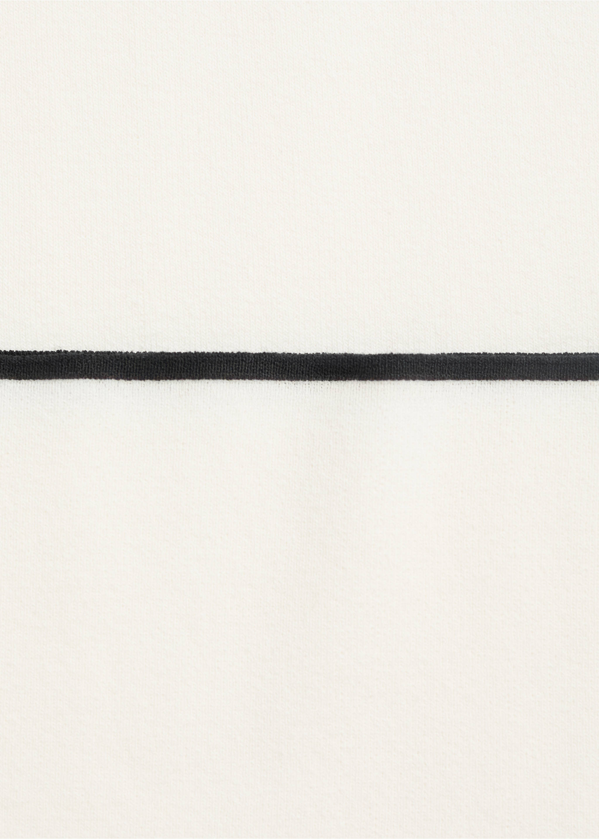 Pantalon maille bas contrastant - Détail de l'article 8, Écru. Ref: 17094775-00.