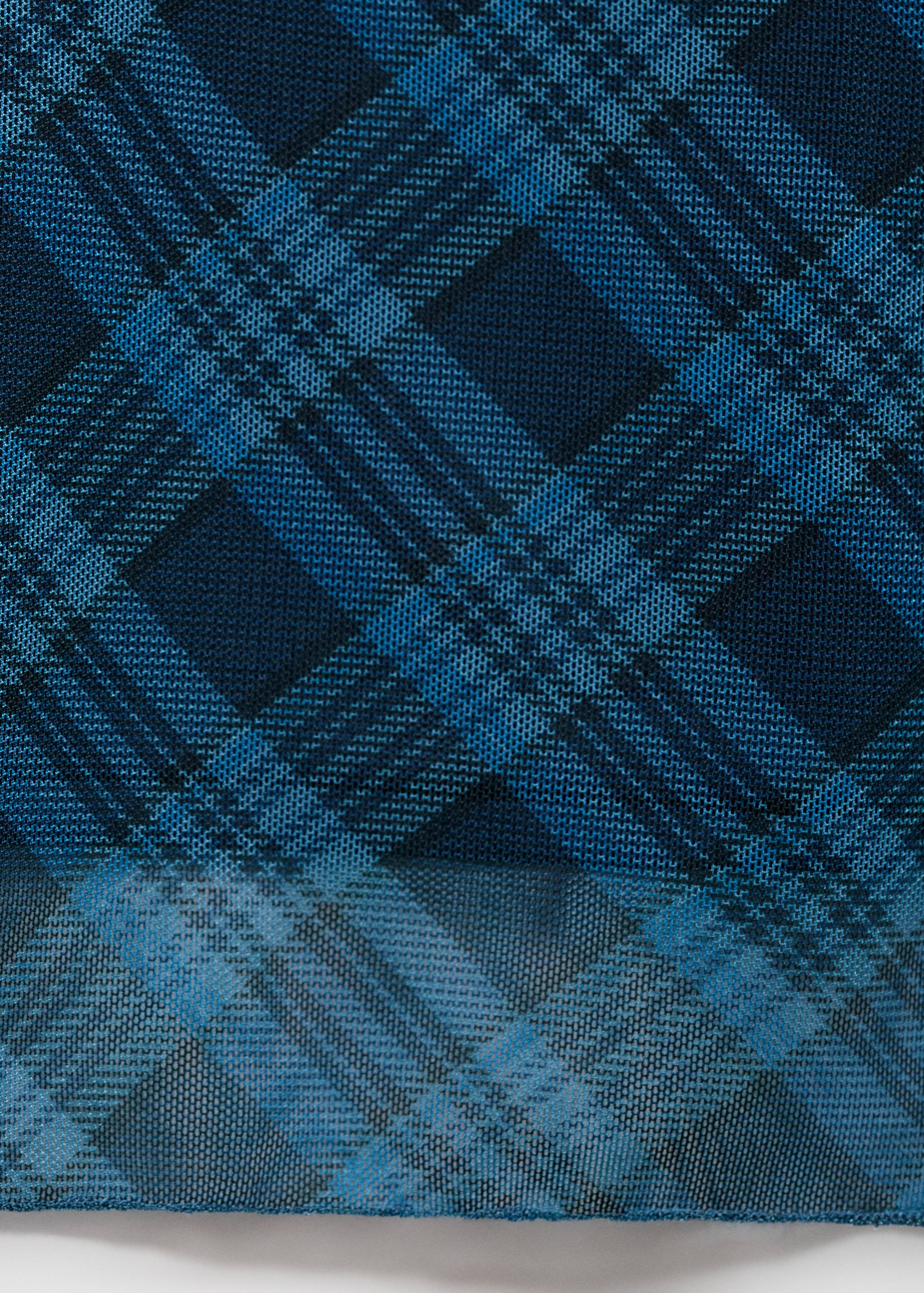 Checked long skirt - Details of the article 8