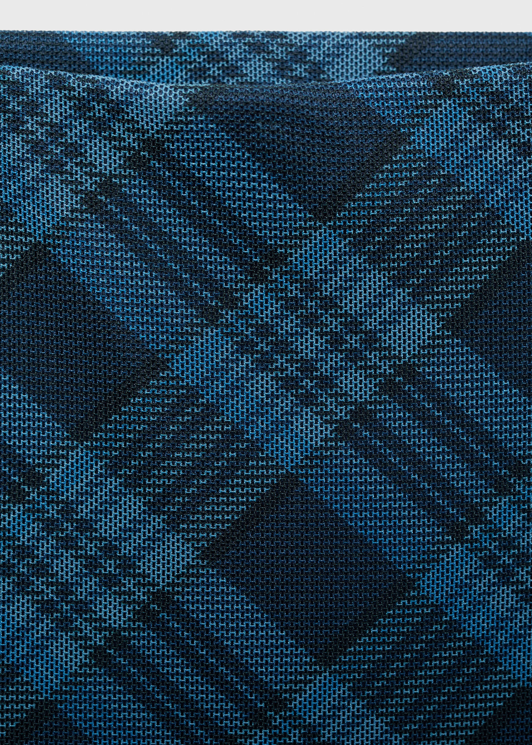 Checked long skirt - Details of the article 0