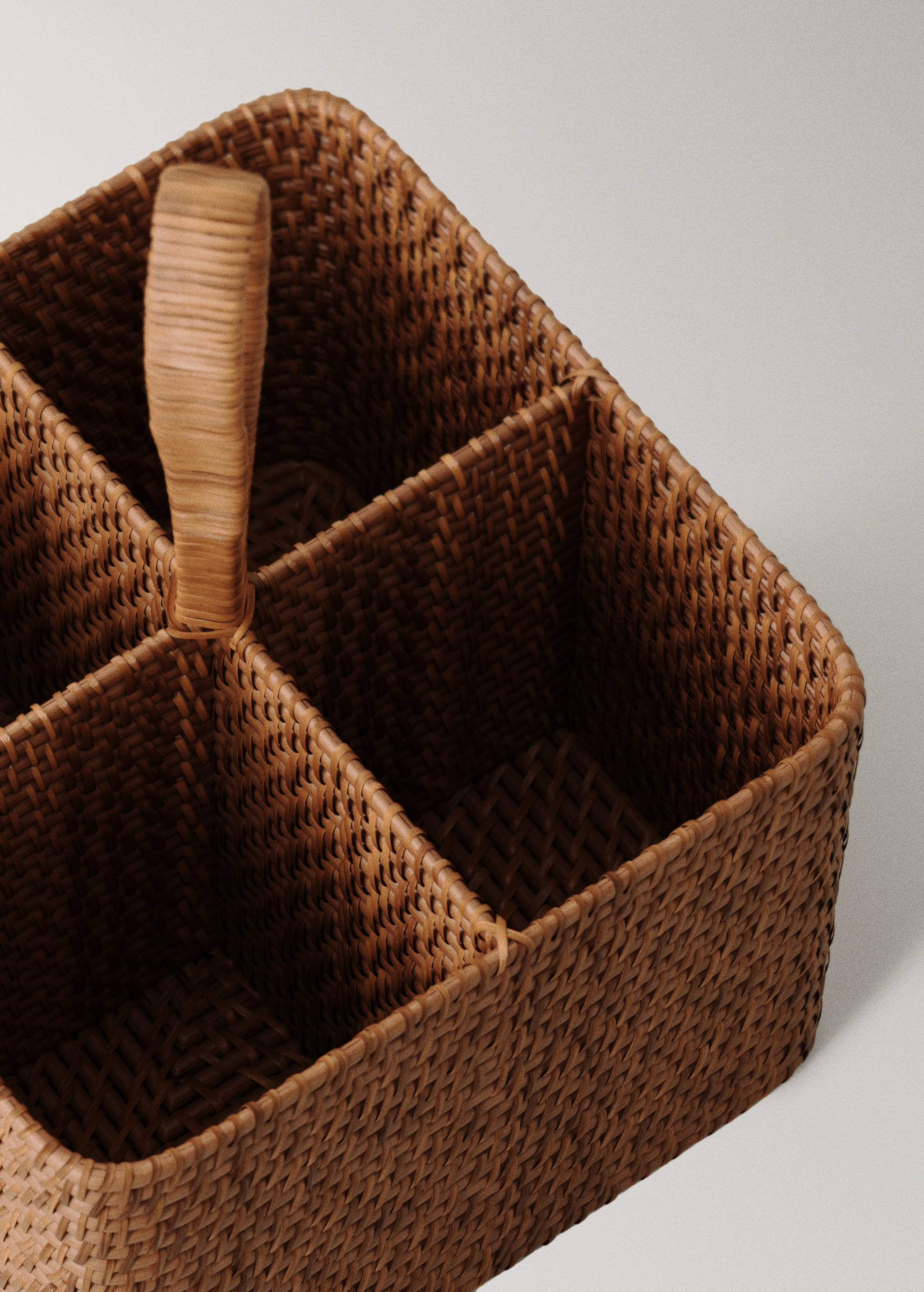 Rattan-Küchenkorb mit Henkel - Detail des Artikels 1