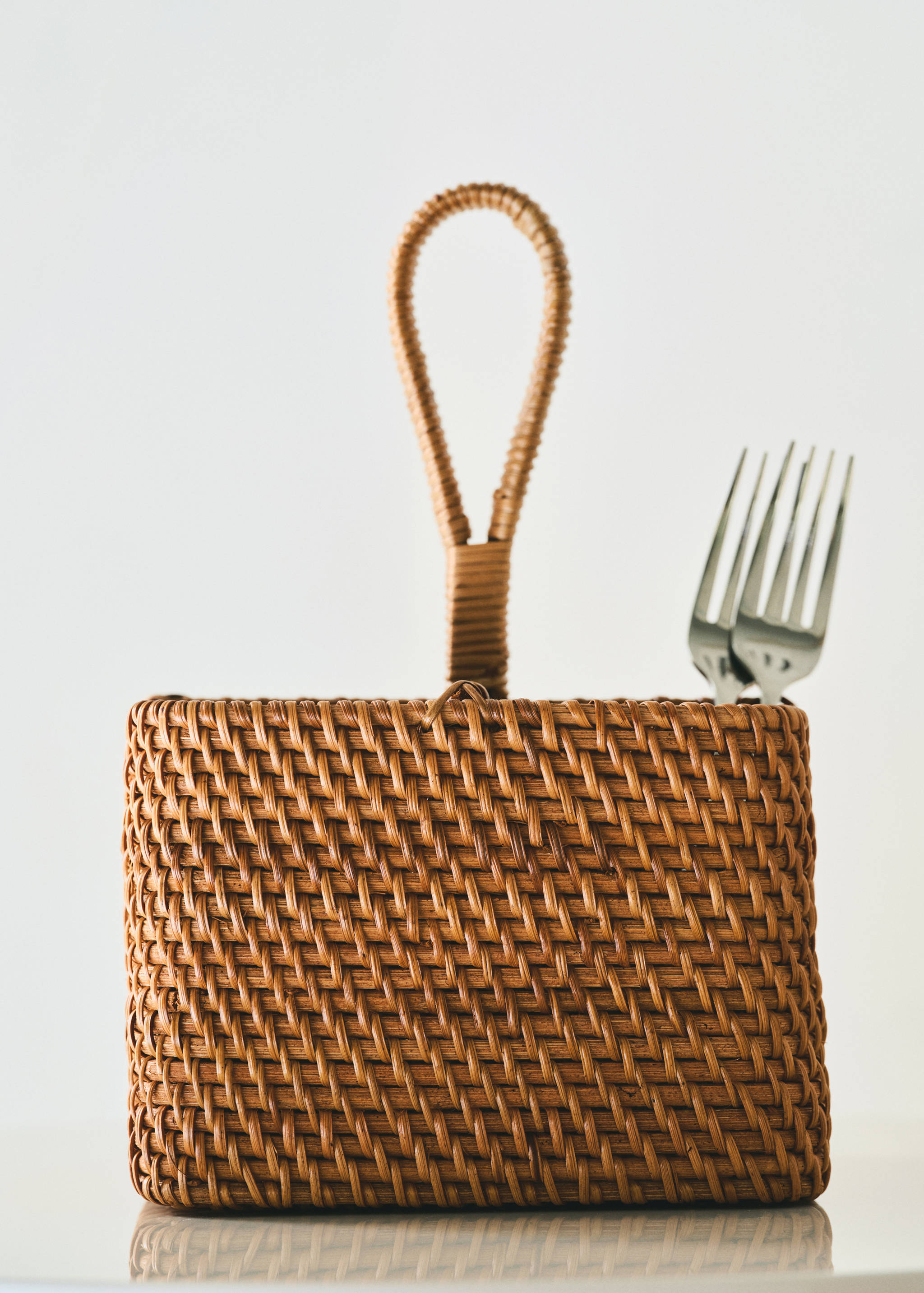 Rattan-Küchenkorb mit Henkel - Detail des Artikels 6