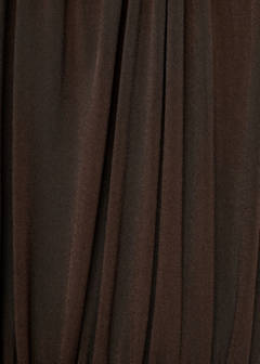 Ruched long dress — Brown 8